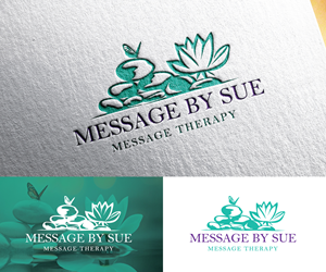 Logo-Design von step forward 2 für Massage by Sue  | Design: #34914817