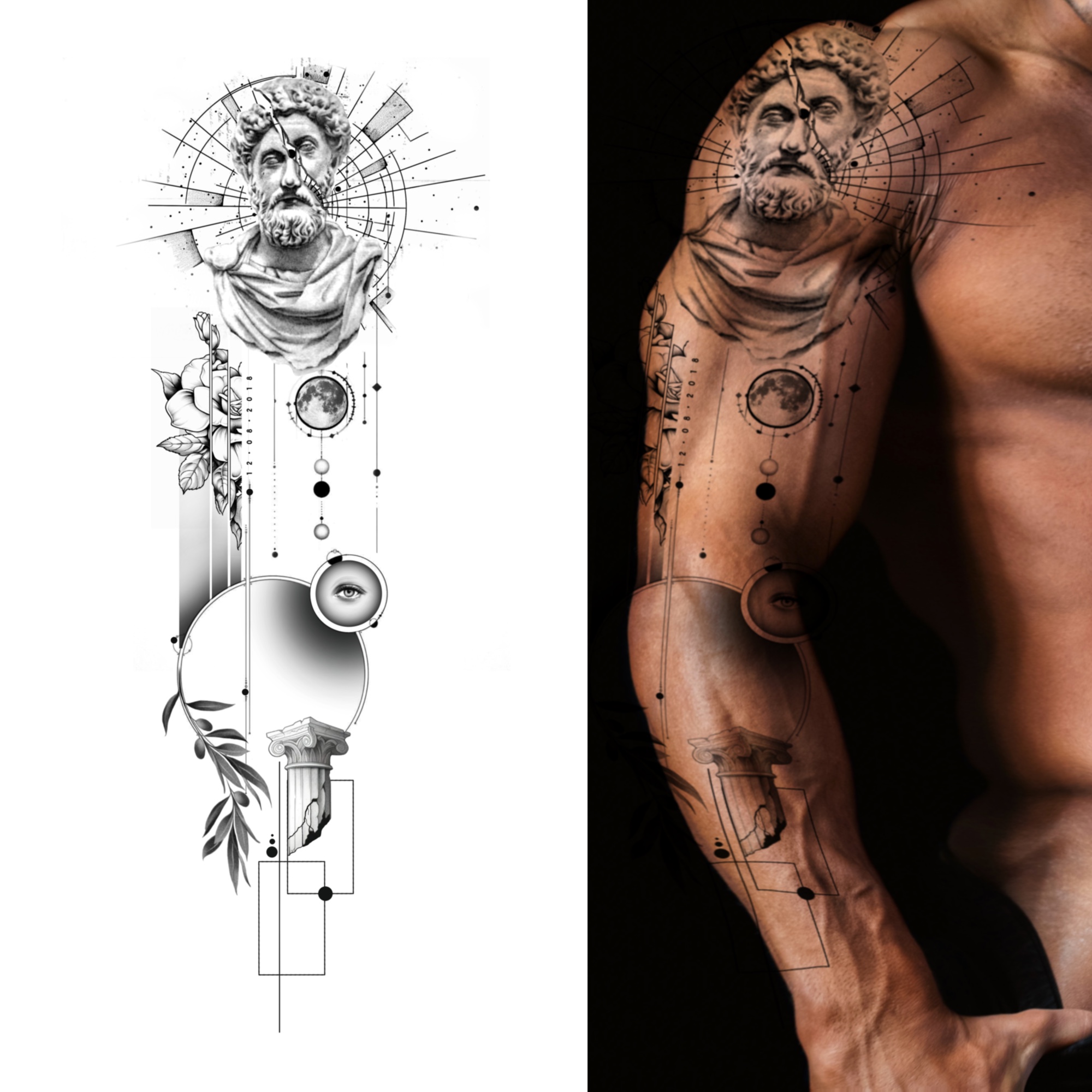 Tattoo Design by bangkat for RTM Pictures | Design #35004217