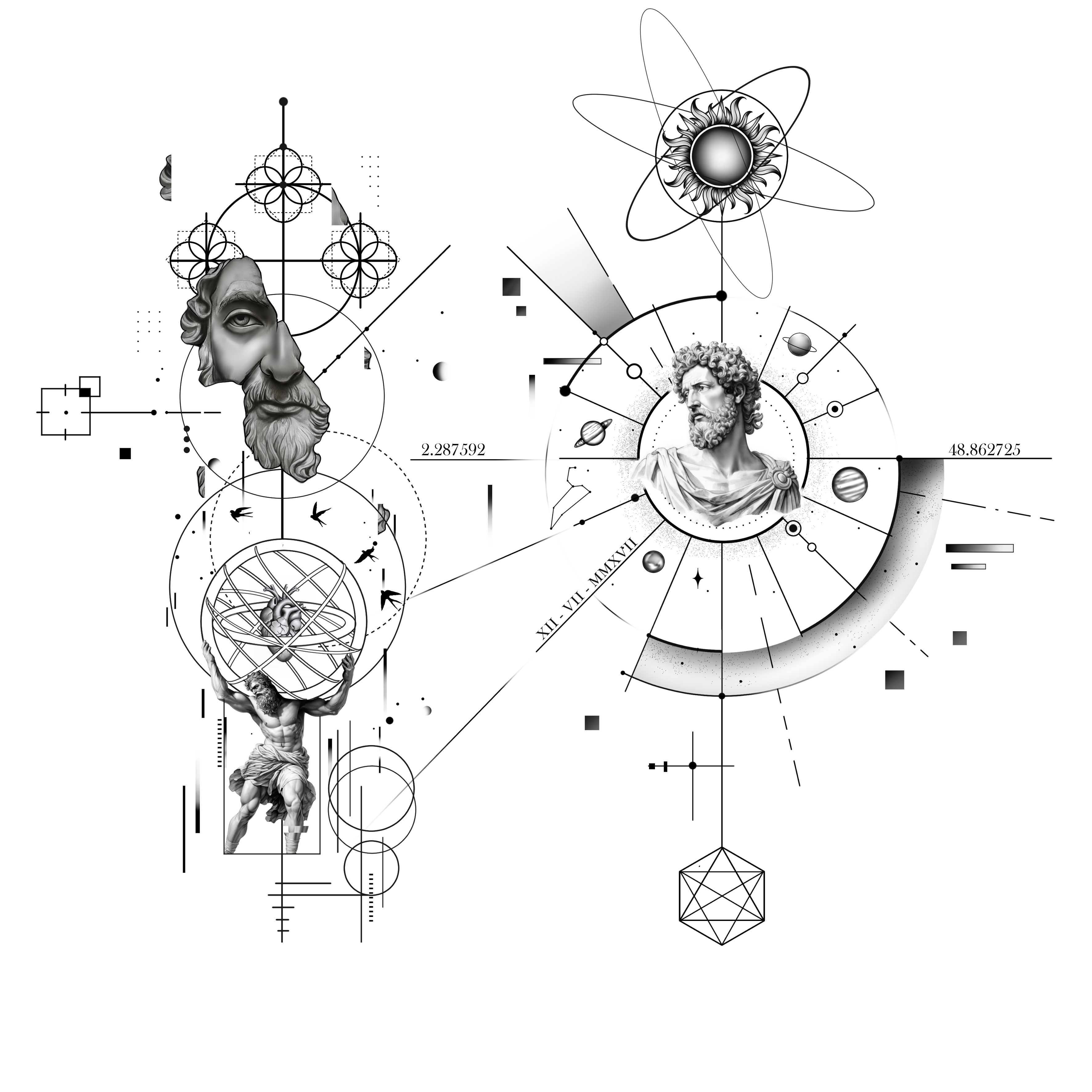 Tattoo Design by Fortunate Studio for RTM Pictures | Design #34934542