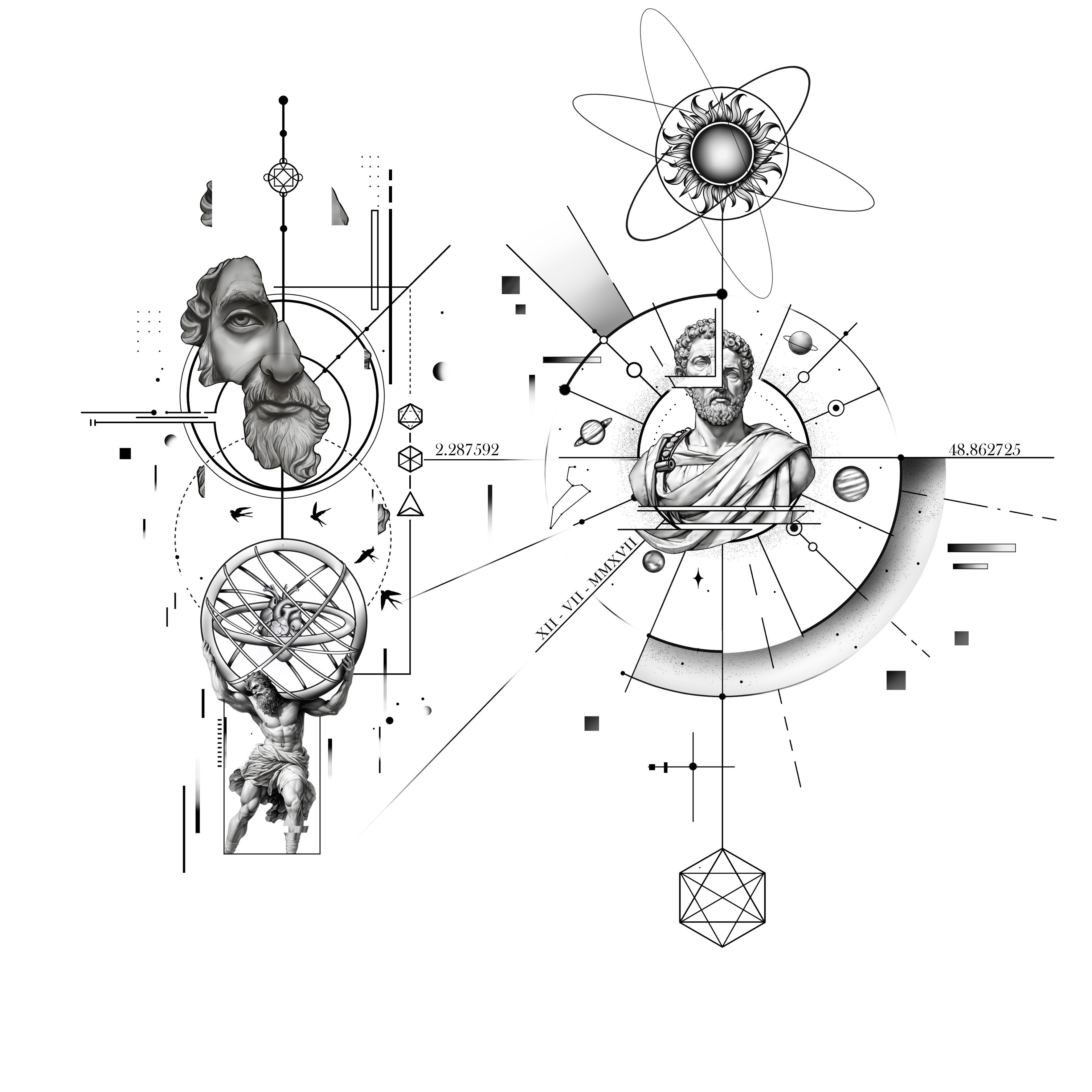 Tattoo Design by Fortunate Studio for RTM Pictures | Design #34991360