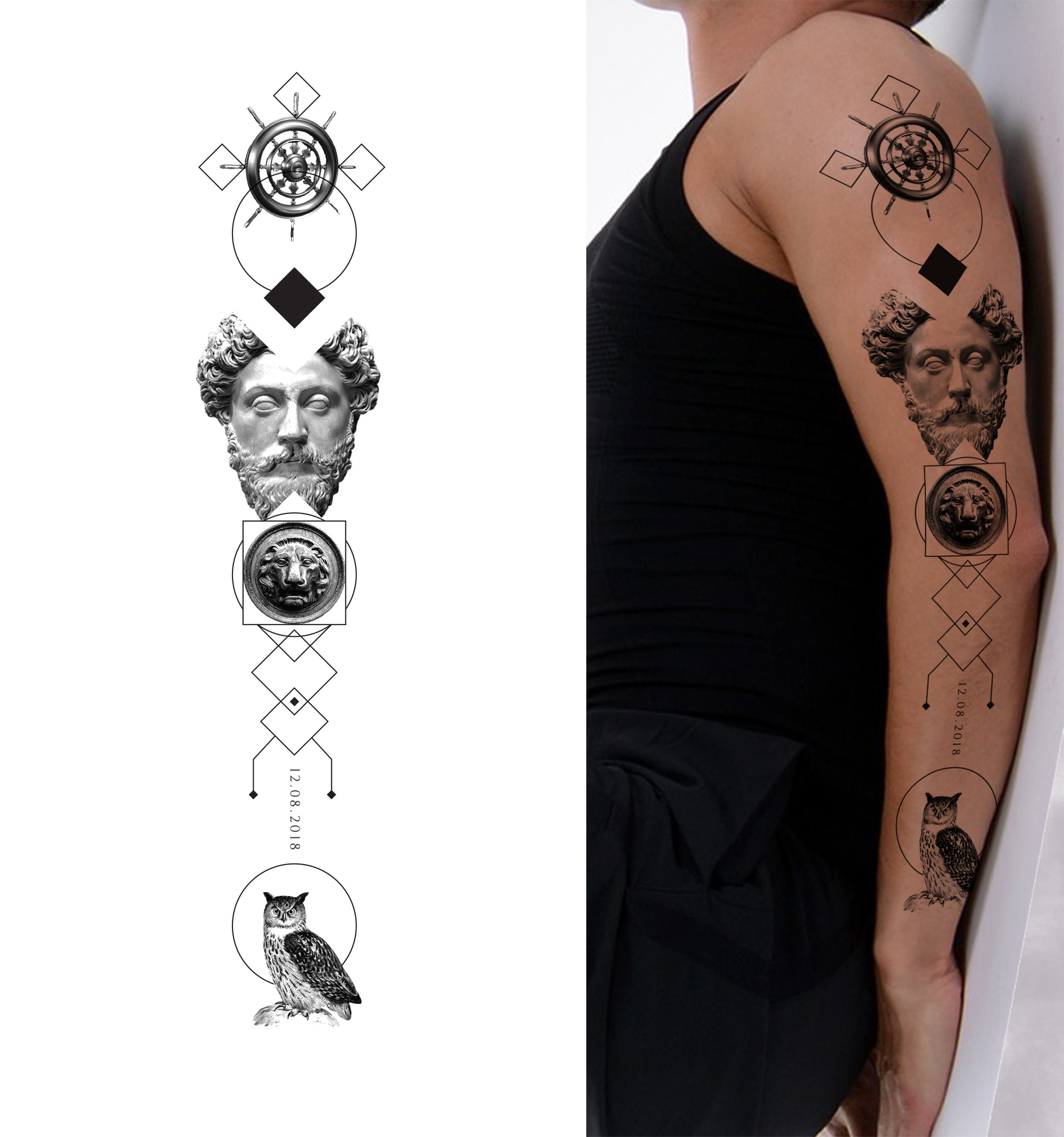 Tattoo Design by MNM for RTM Pictures | Design #34940989