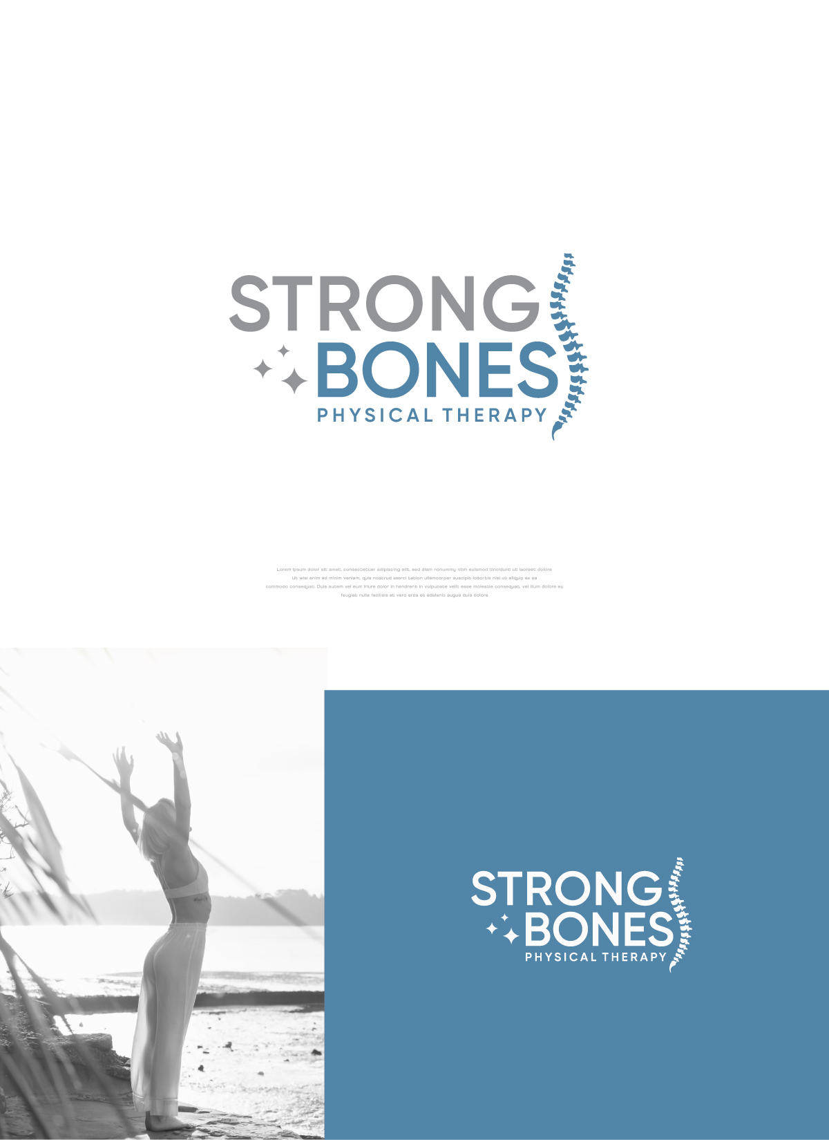 Logo Design by apik. for Strong Bones Physical Therapy | Design #34917783