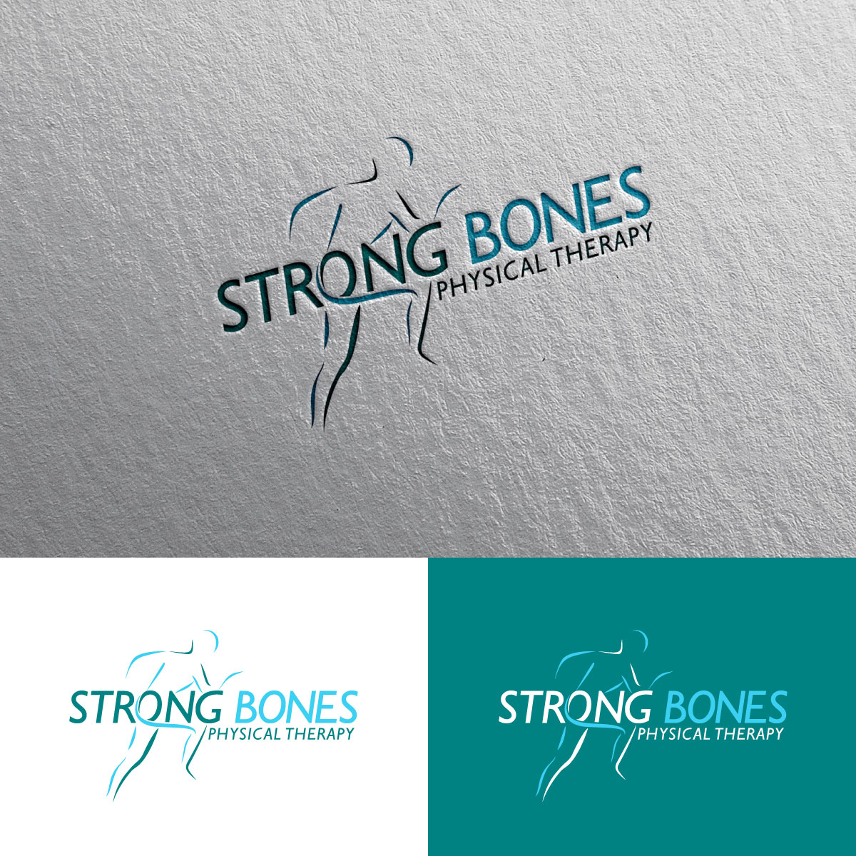 Logo Design by Alex Henry for Strong Bones Physical Therapy | Design #34915817