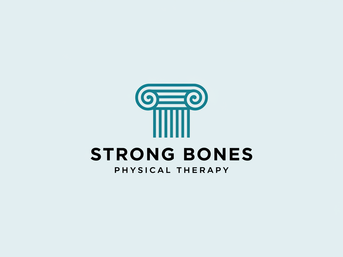 Logo Design by Mukuuu for Strong Bones Physical Therapy | Design #34914200