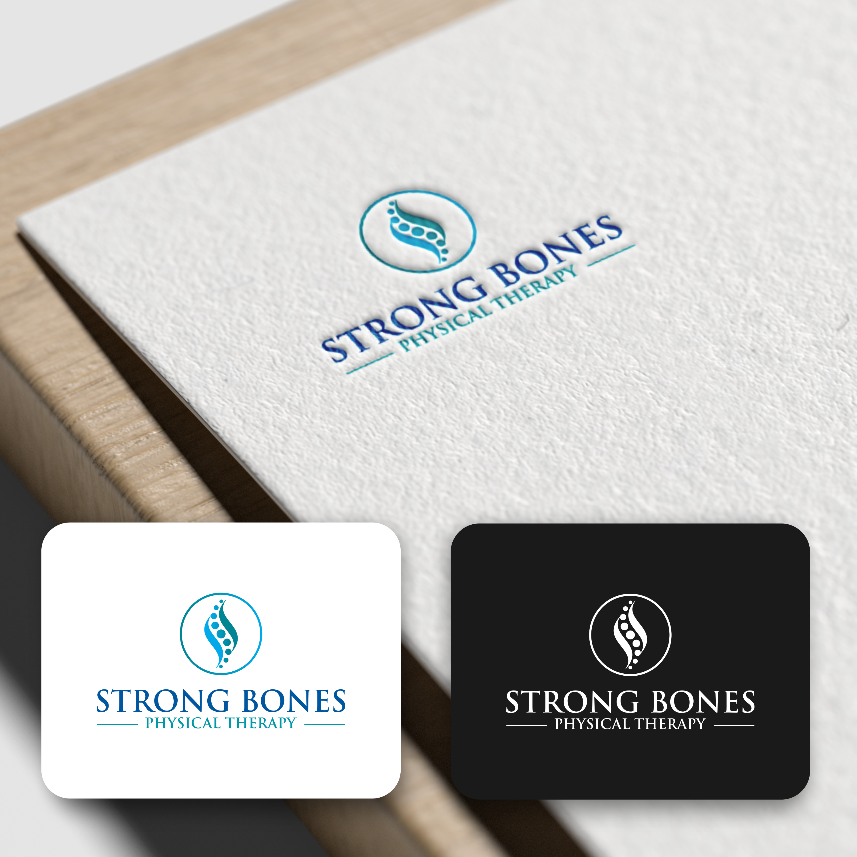Logo Design by Seblak_Studio for Strong Bones Physical Therapy | Design #34916918
