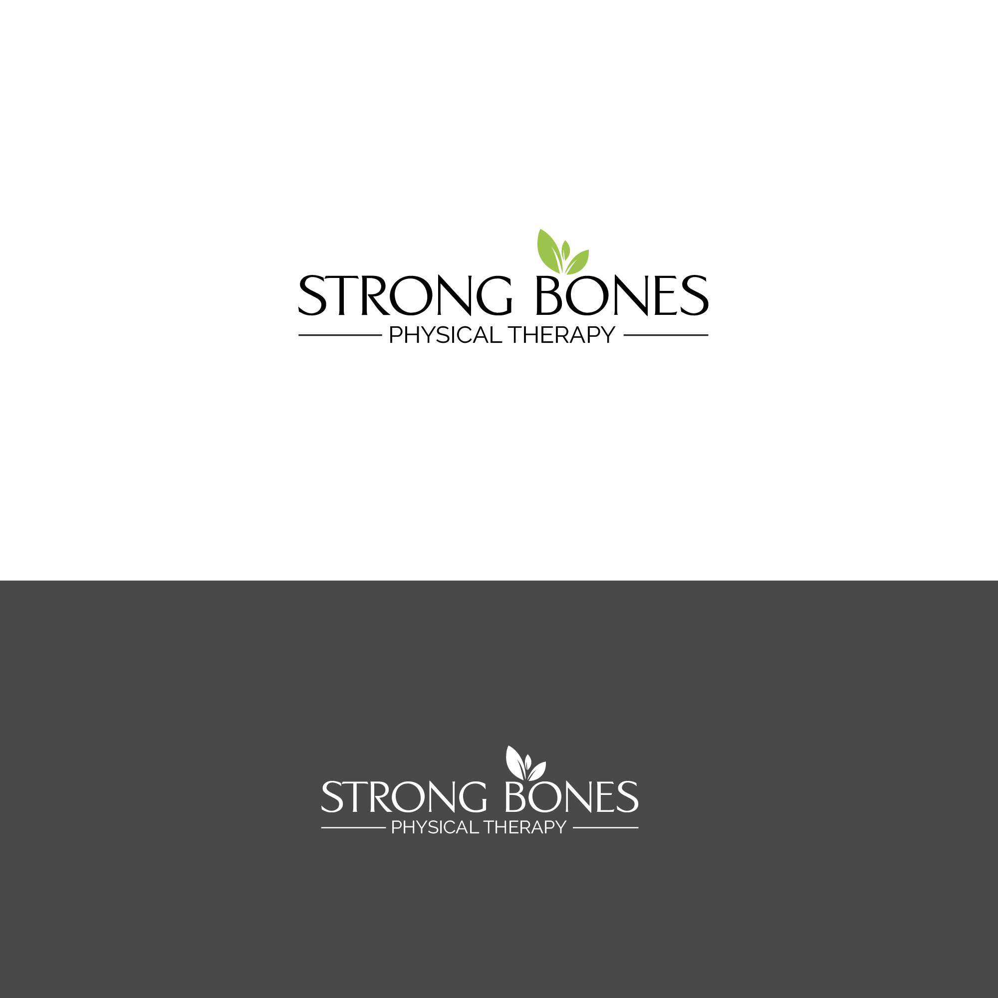 Logo Design by Logodesigns006 for Strong Bones Physical Therapy | Design #34929709