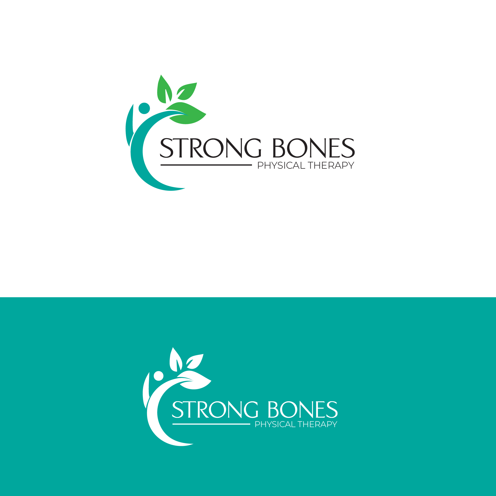 Logo Design by Logodesigns006 for Strong Bones Physical Therapy | Design #34935579