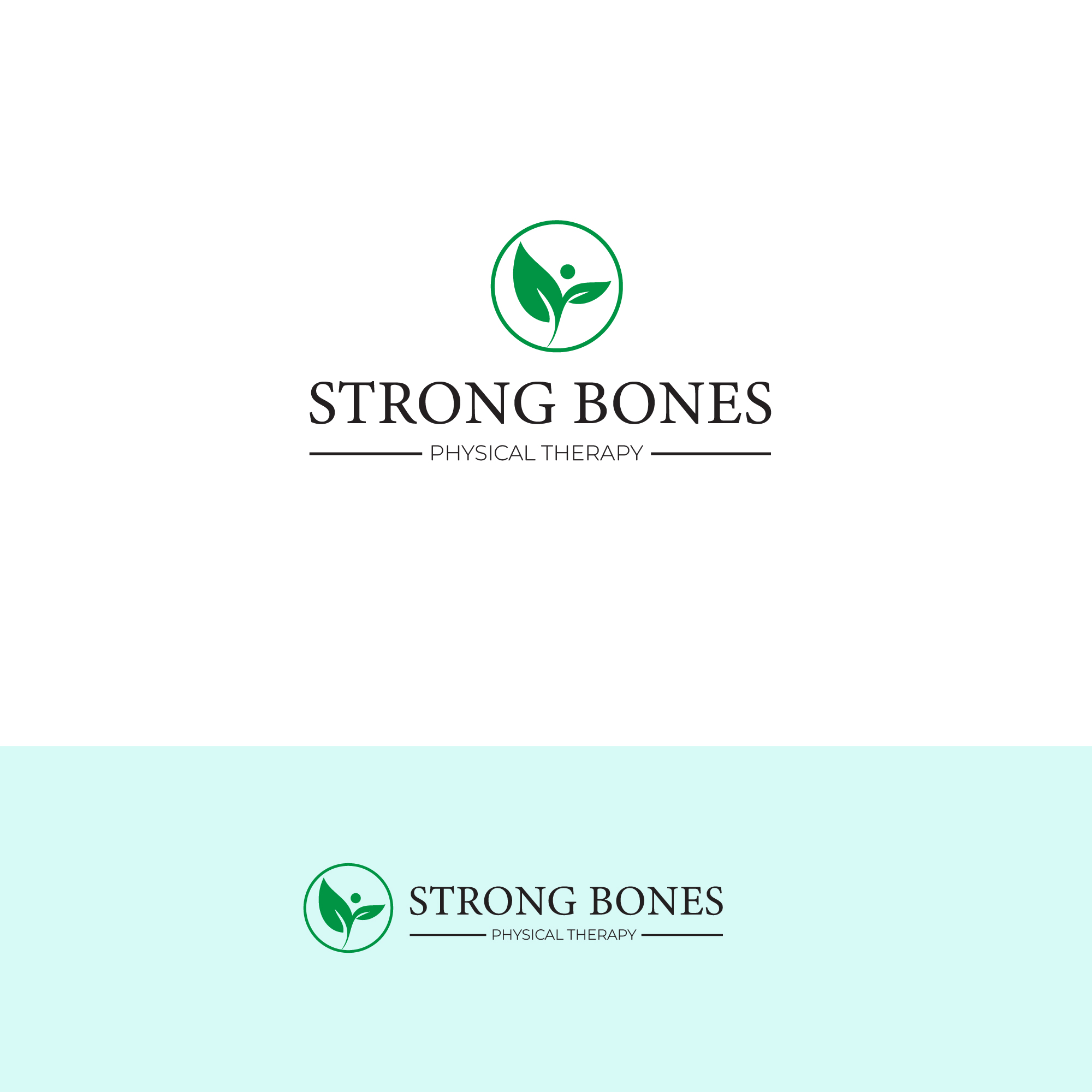Logo-Design von Logodesigns006 für Strong Bones Physical Therapy | Design #34935620