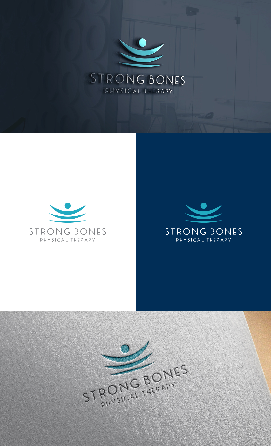 Logo Design by GLDesigns for Strong Bones Physical Therapy | Design #34914129