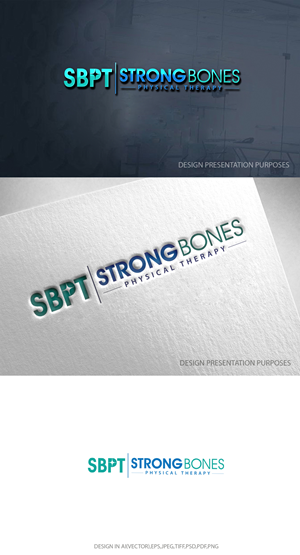 Logo Design by zebronicgraphic for Strong Bones Physical Therapy | Design: #34940305
