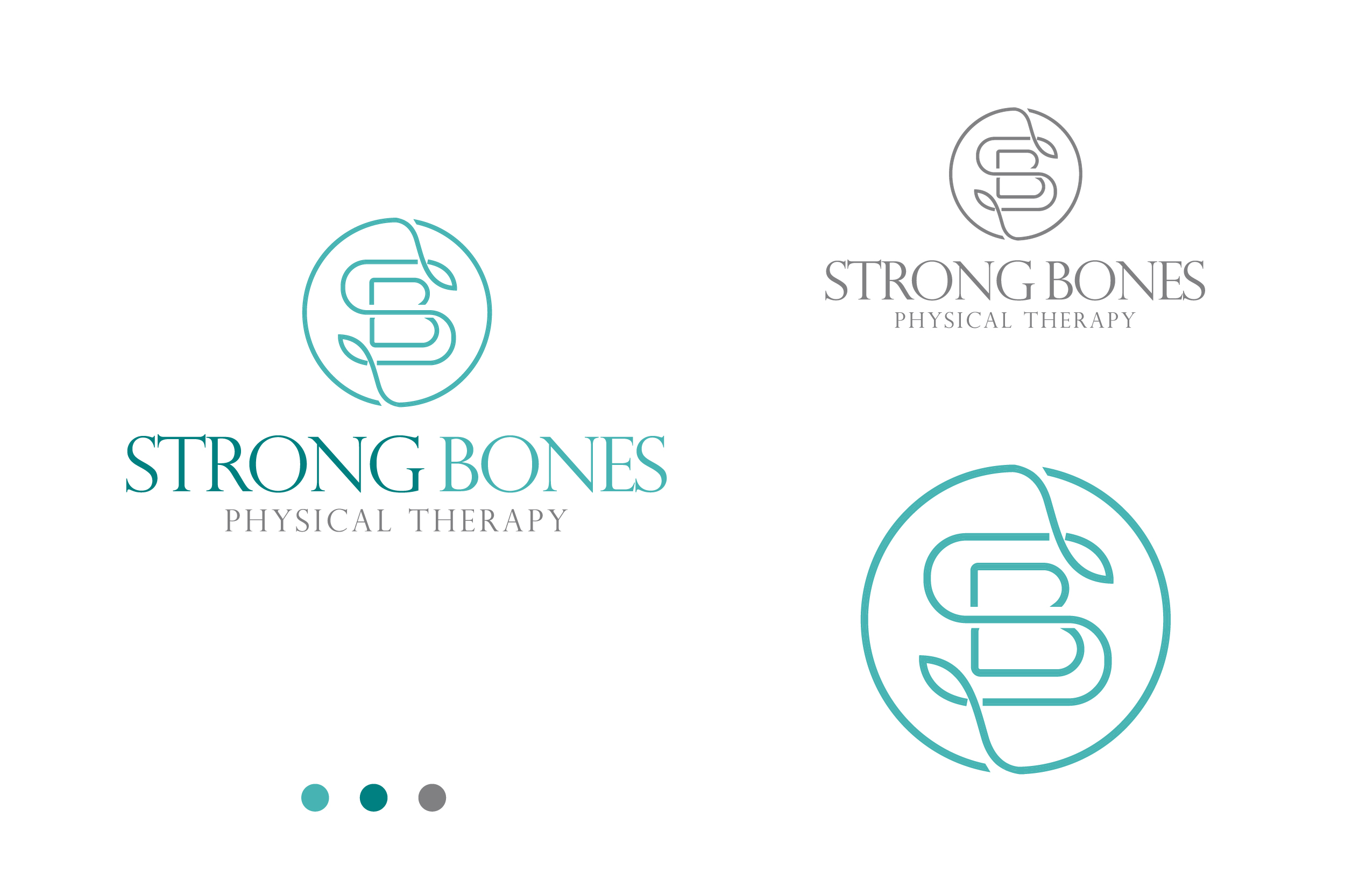 Logo Design by #hashtag_DEsigN for Strong Bones Physical Therapy | Design #34912817