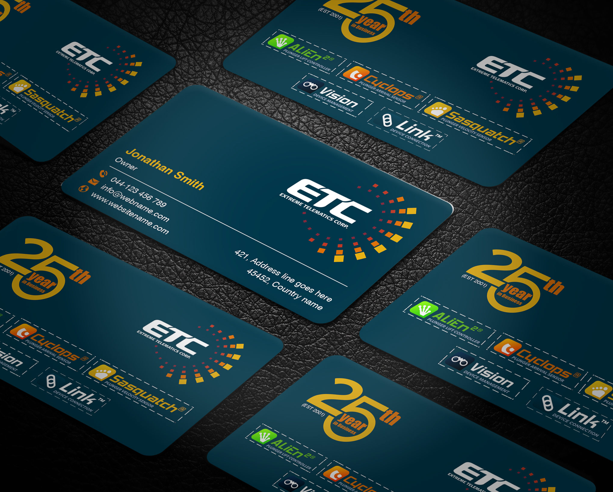 Business Card Design by JS Desiger for Extreme Telematics Corp. | Design #34930255