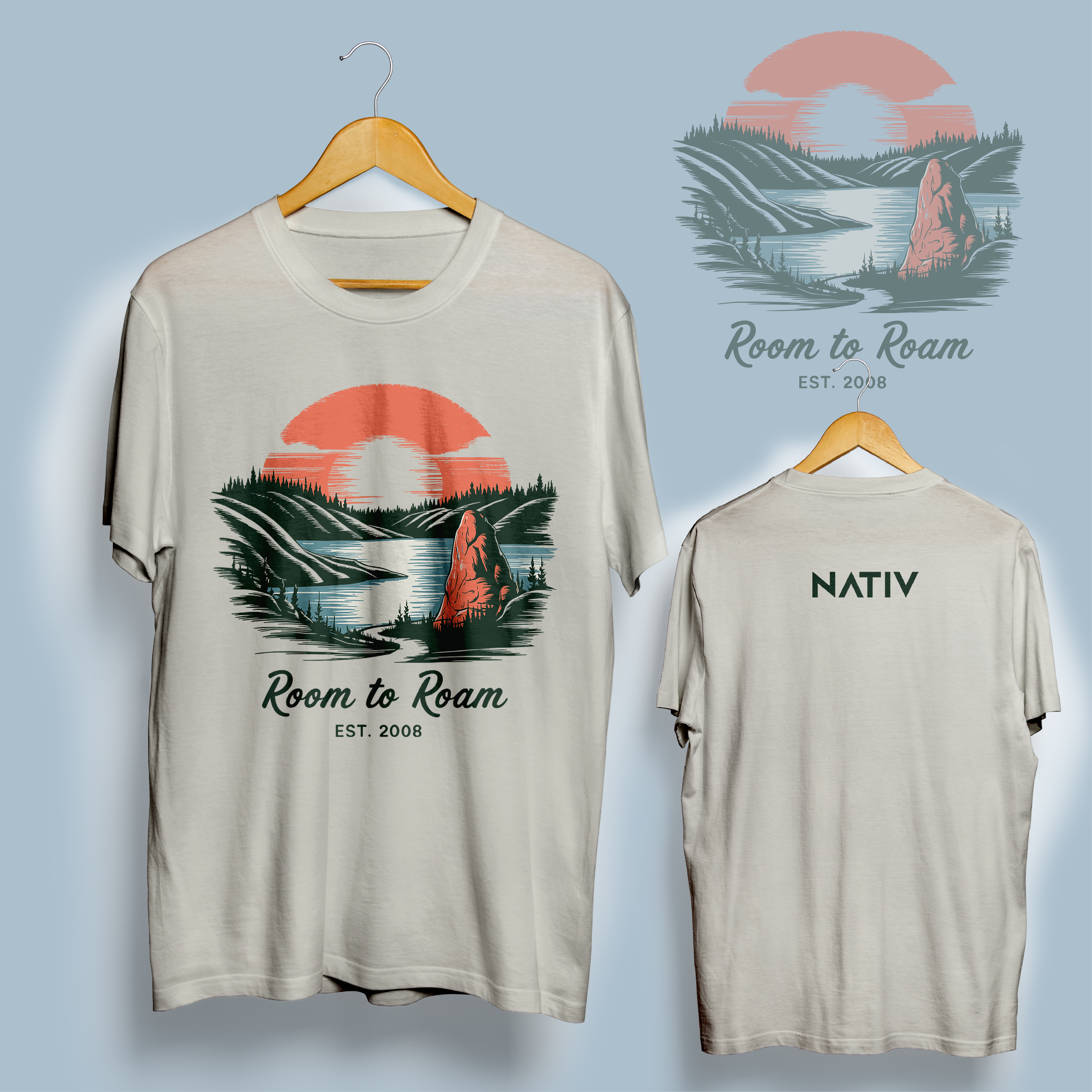 T-shirt Design by Dewantara for NATIV LLC | Design #34916900