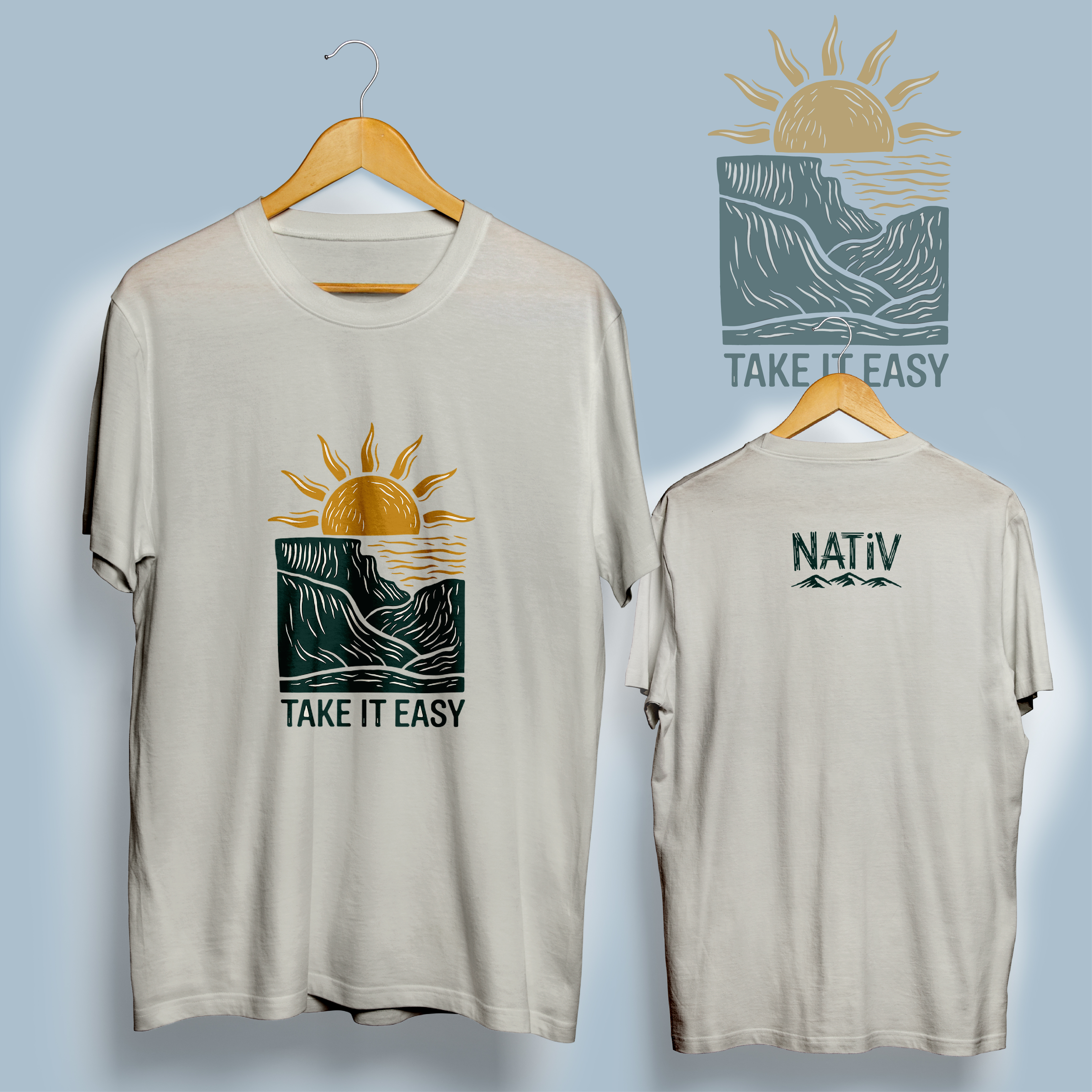T-shirt Design by Dewantara for NATIV LLC | Design #34916903