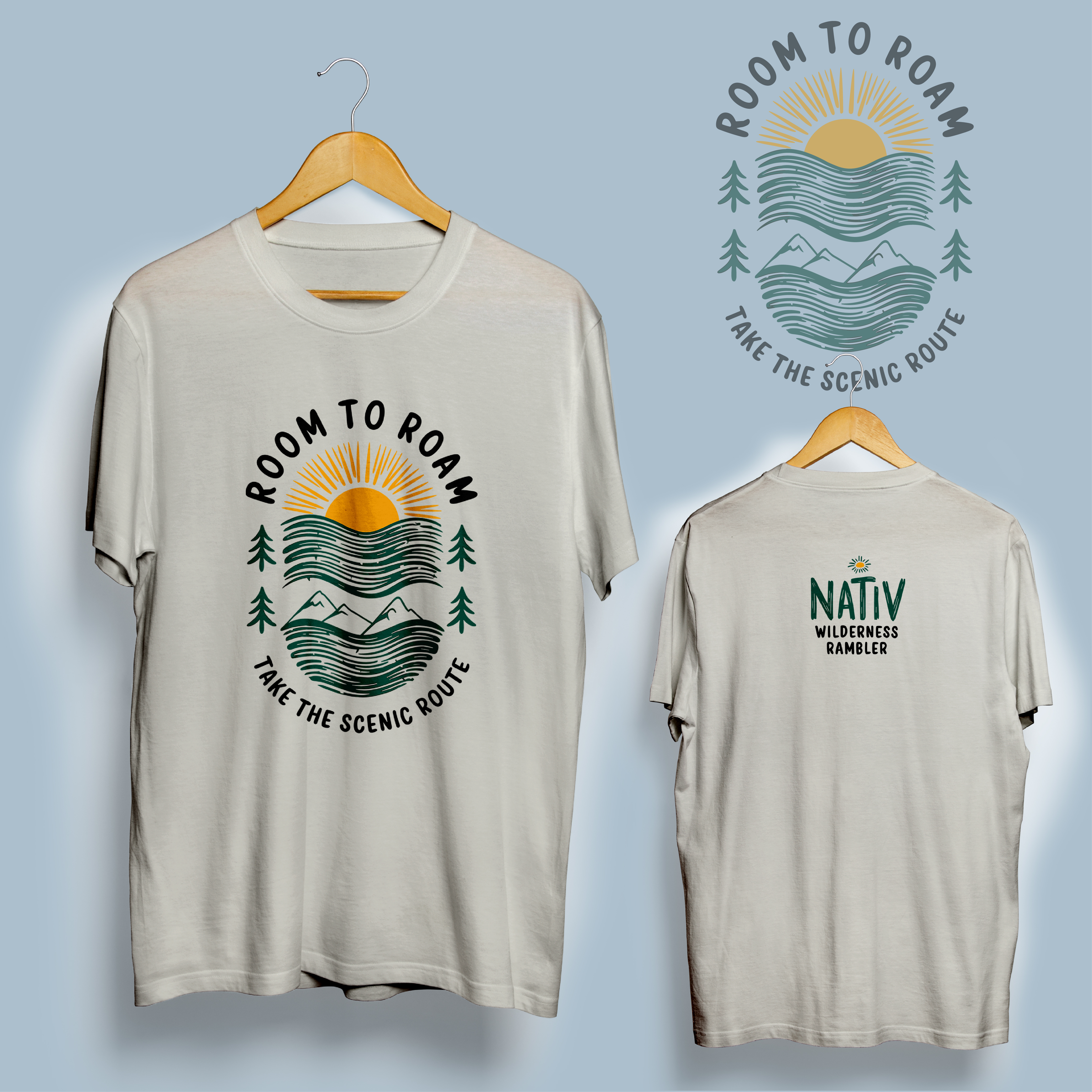T-shirt Design by Dewantara for NATIV LLC | Design #34918075