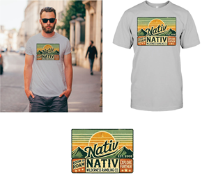 T-shirt Design by Graphica Studio for NATIV LLC | Design: #34956585