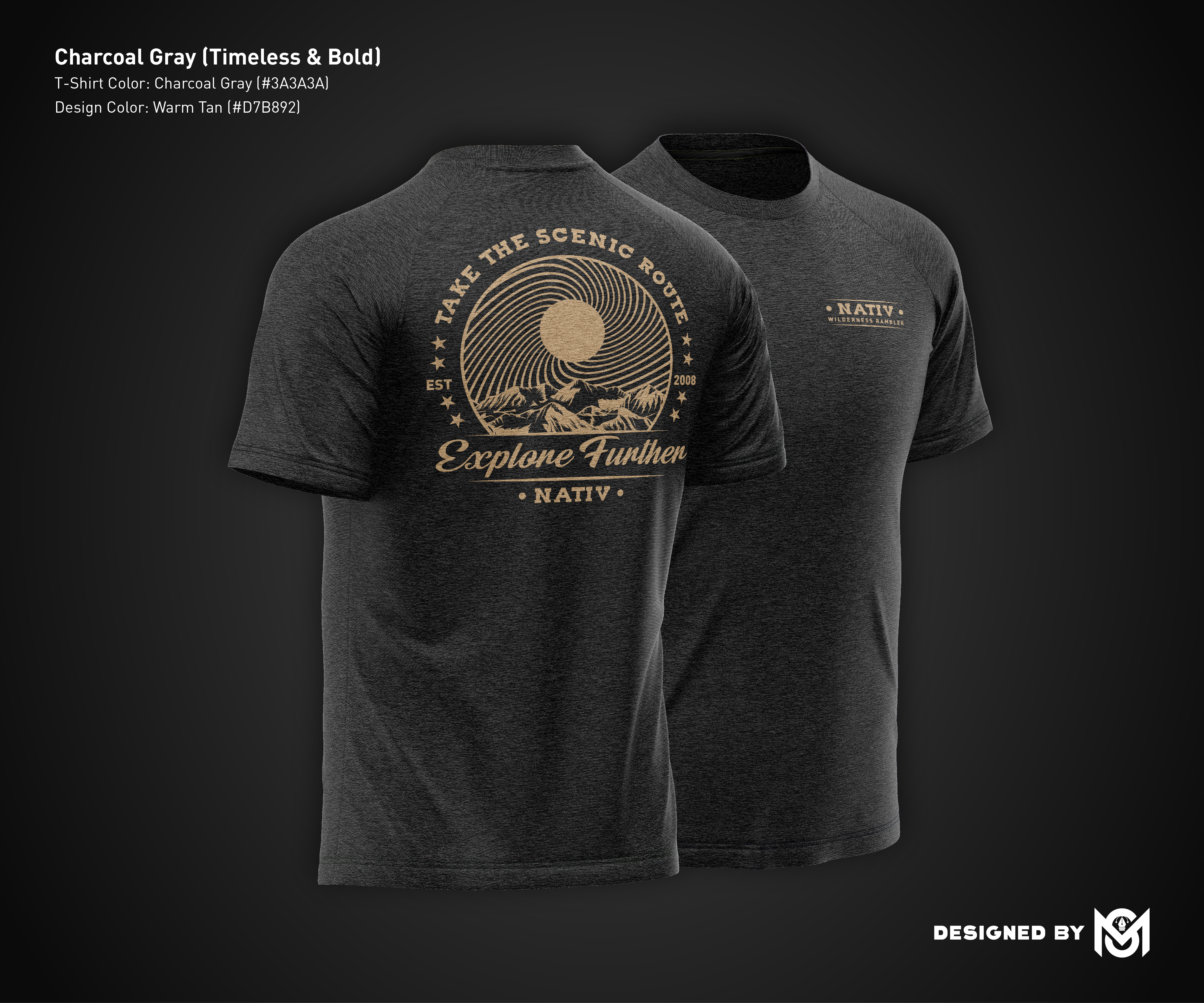 T-shirt Design by Designed by MS for NATIV LLC | Design #34954691