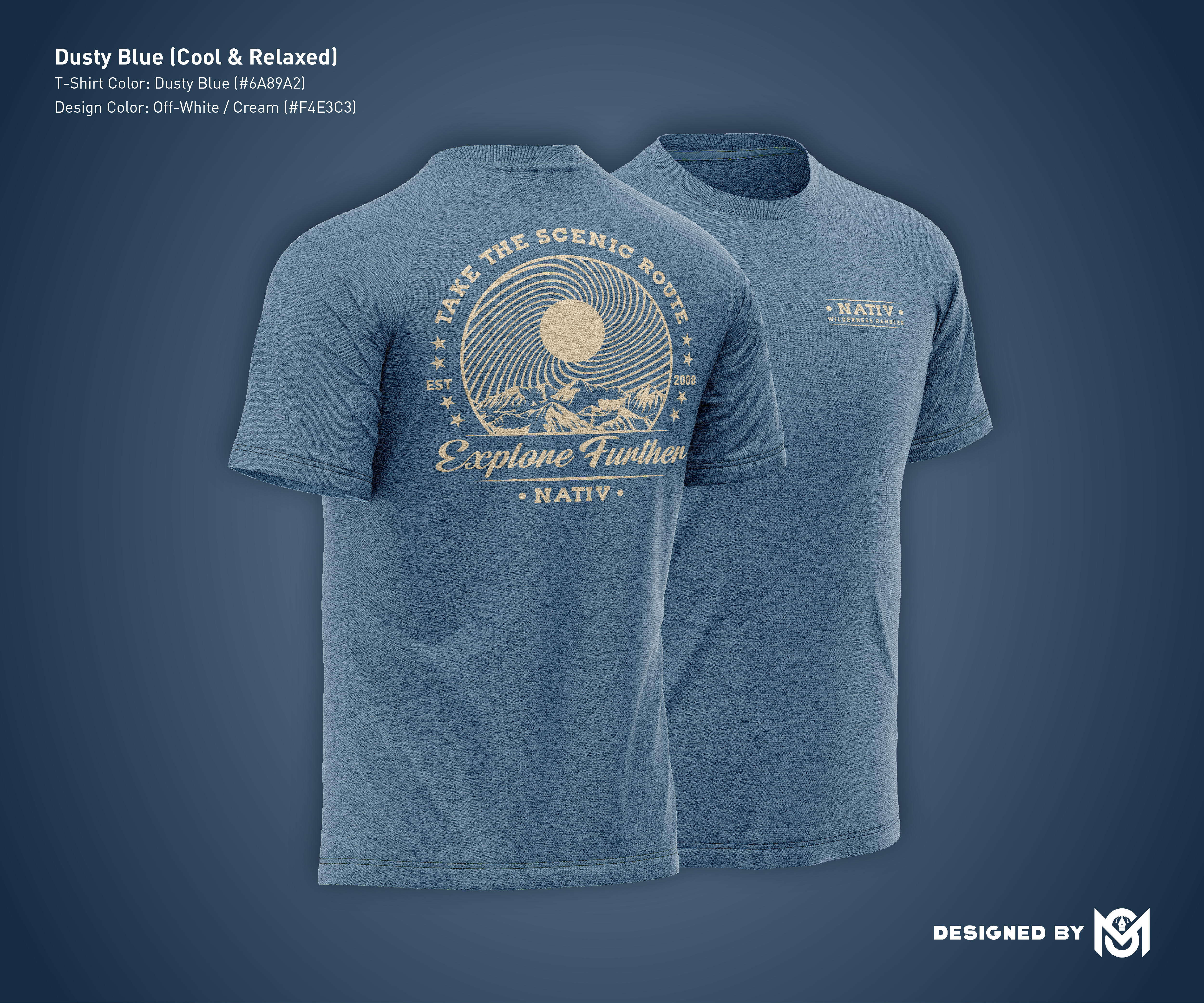 T-shirt Design by Designed by MS for NATIV LLC | Design #34954693