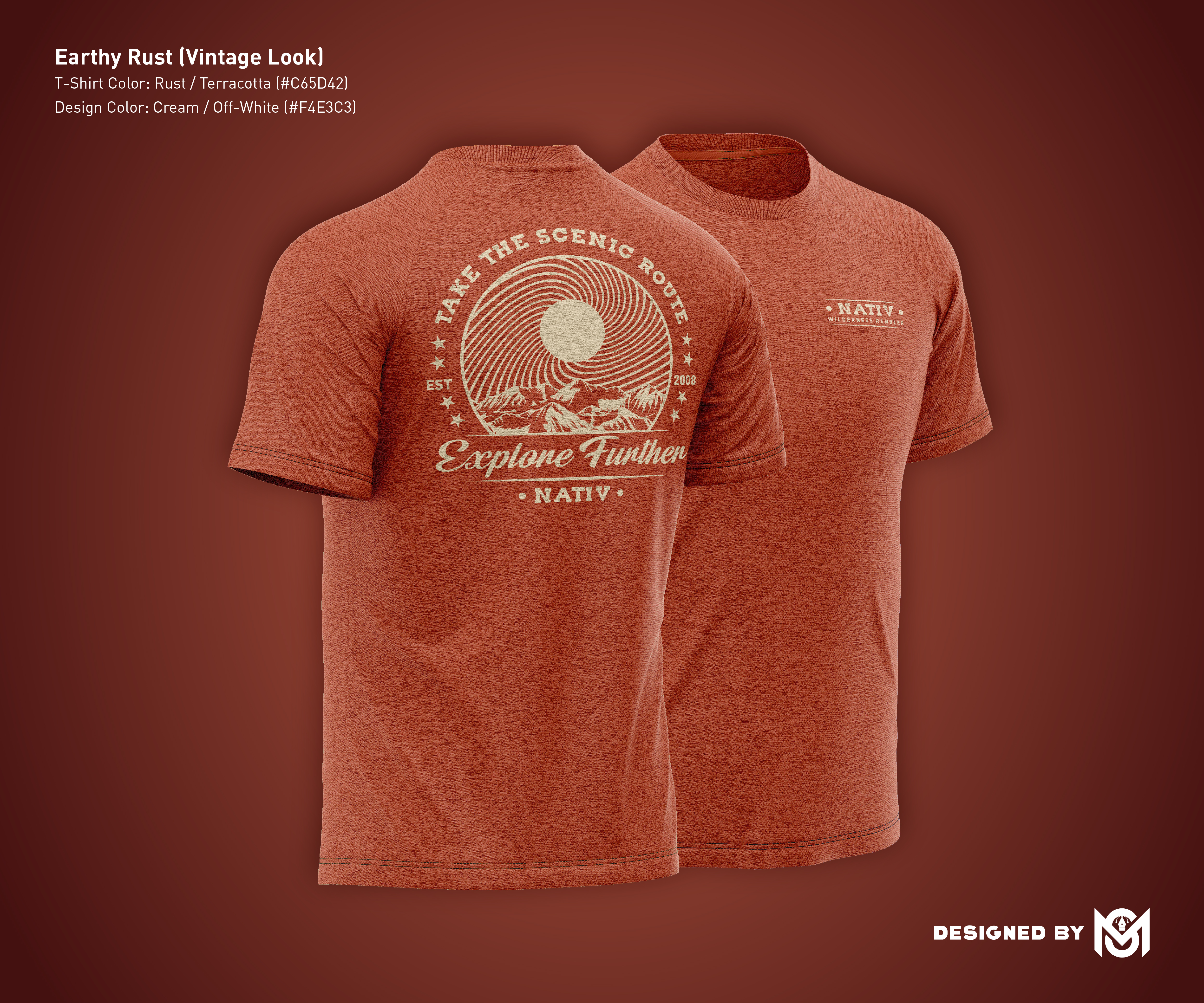 T-shirt Design by Designed by MS for NATIV LLC | Design #34954695