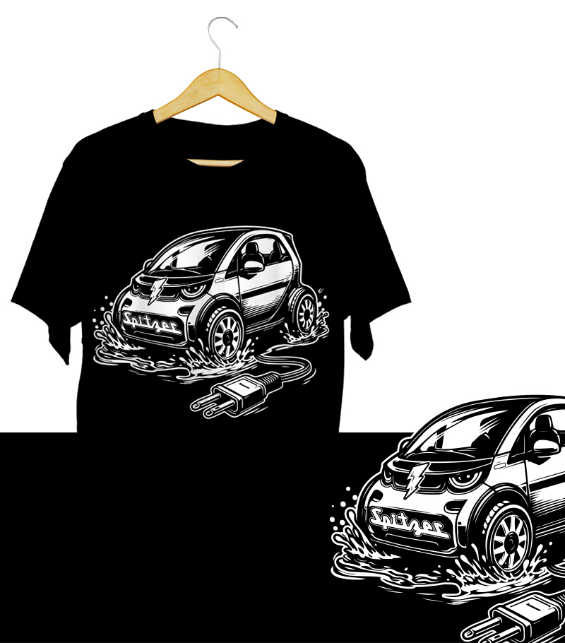 T-shirt Design by HELLOCRUNK for Hotcards | Design #34982255