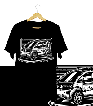 T-shirt Design by HELLOCRUNK for Hotcards | Design: #34986689