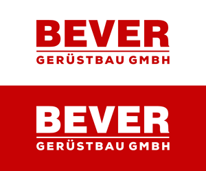 Überarbeitung des Firmen-Schriftzugs von Bever-Gerüstbau zu einem Logo