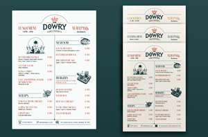 Menu Design by Tamerito