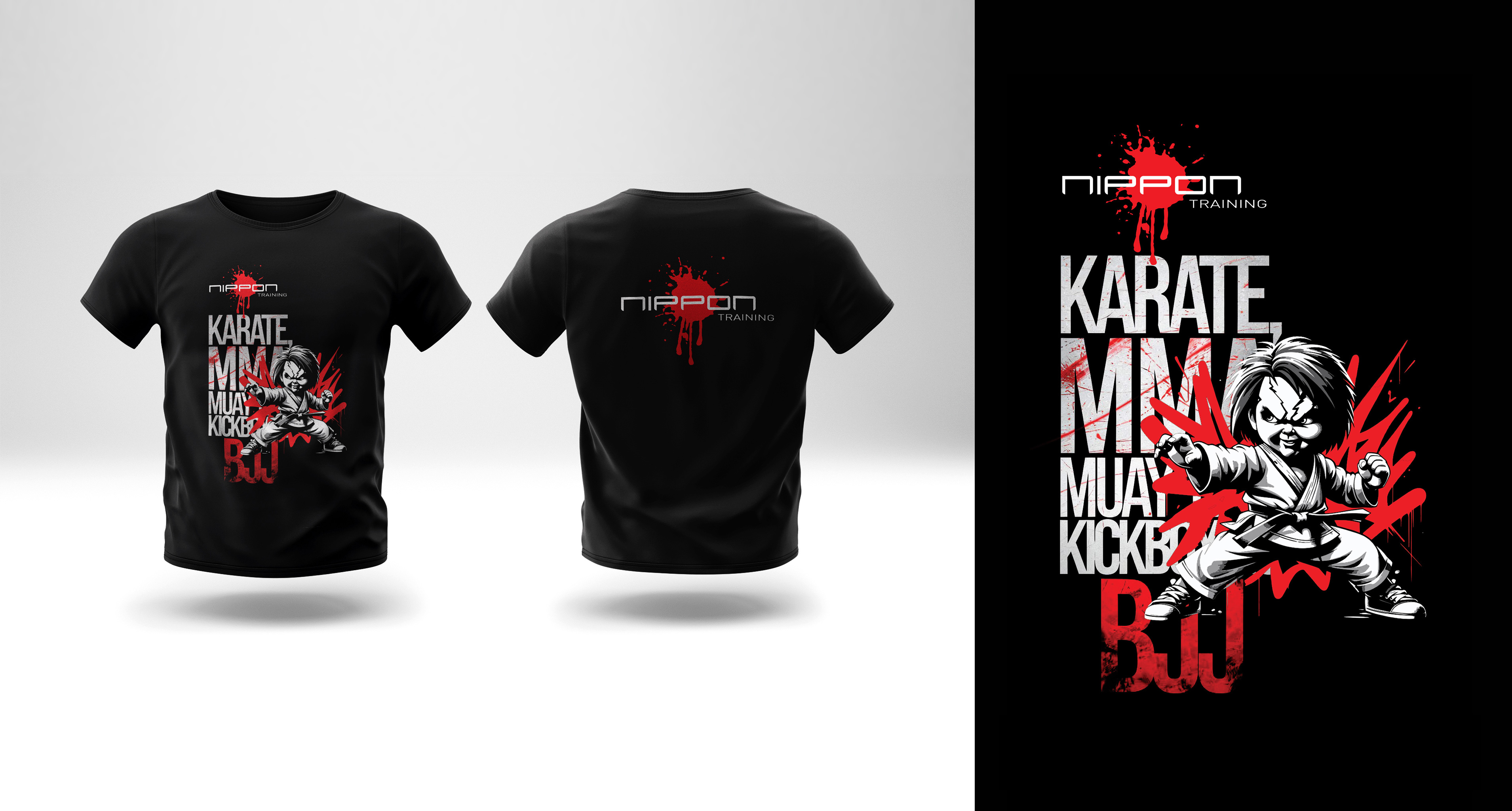 T-shirt Design by Pixel Rain for Nippon Training | Design #34940355