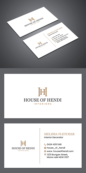 Business Card Design by BLUE WINGS