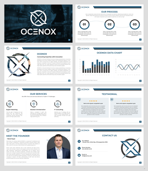 Diseño de PowerPoint por pb para OCENOX LTD | Diseño: #35295533