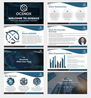 Diseño de PowerPoint por pb para OCENOX LTD | Diseño: #35295534