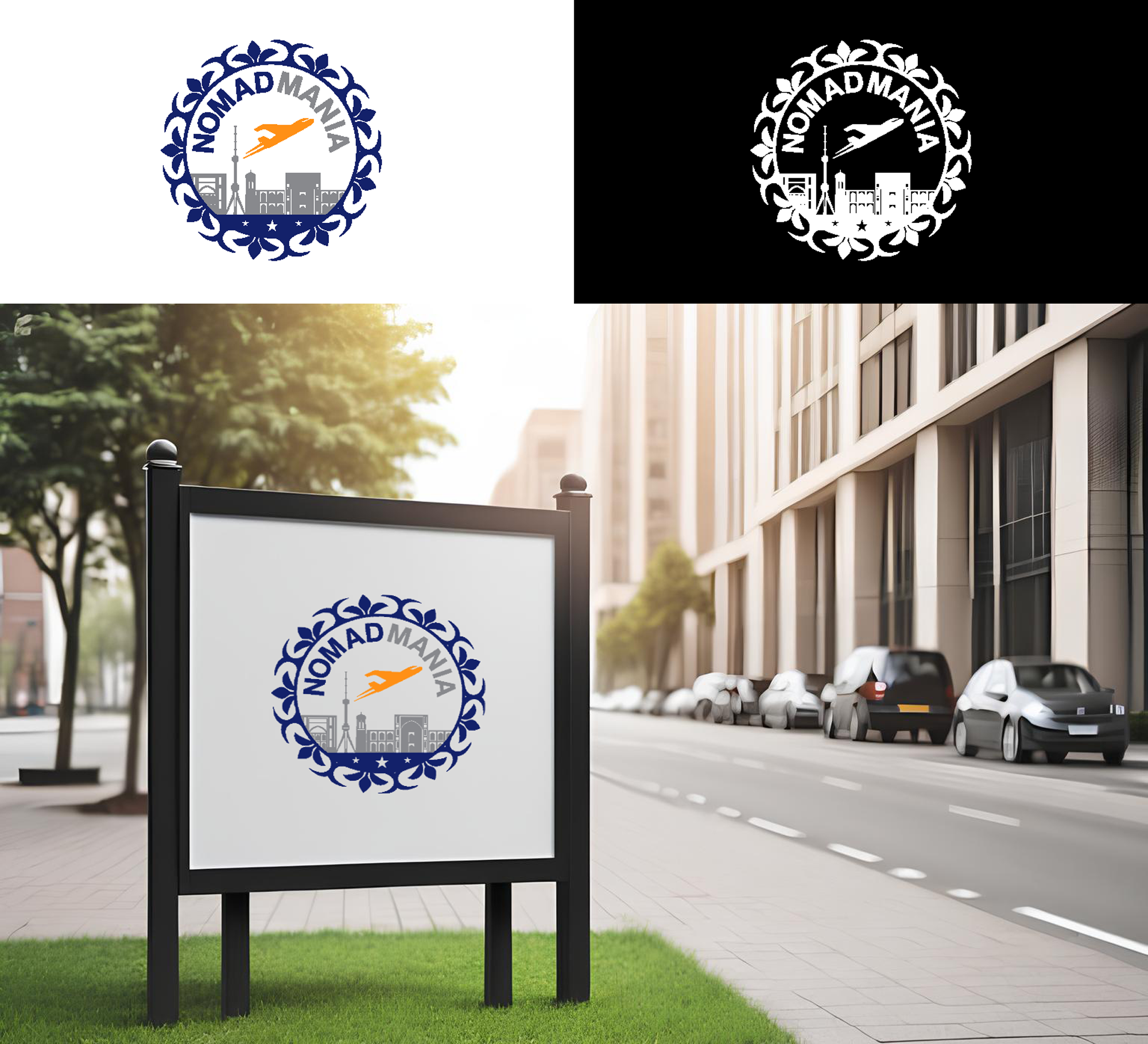 Logo-Design von RA-bica für NomadMania | Design #34930065