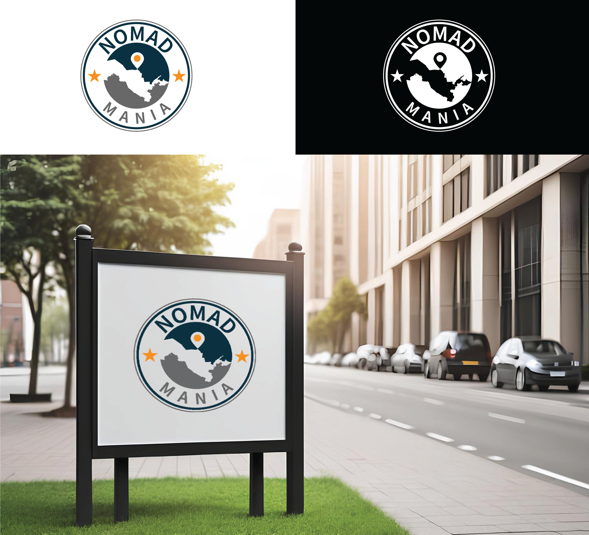 Logo-Design von RA-bica für NomadMania | Design #34936707