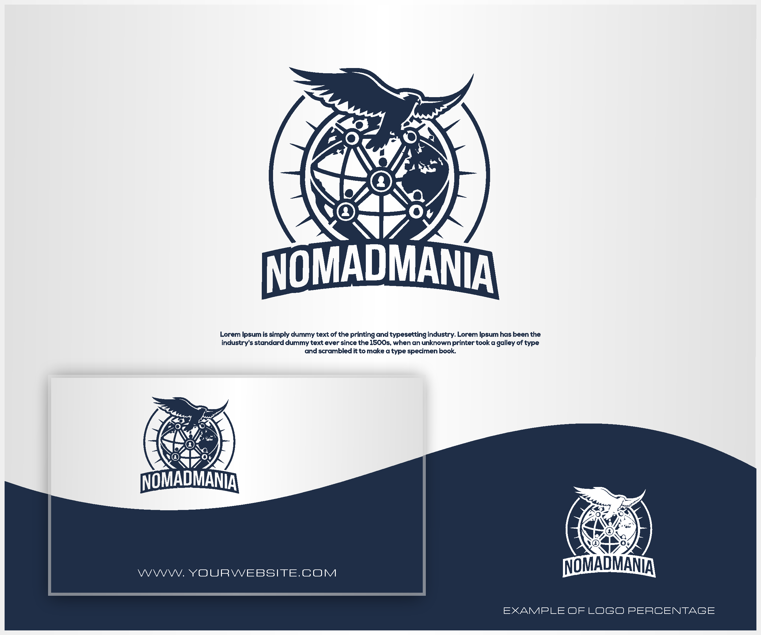 Logo Design by manggawkwk for NomadMania | Design #34933018
