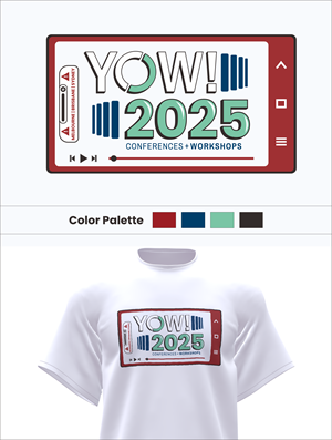 Diseño de Camiseta por MALIK CREATIVE MEDIA para YOW! Conference | Diseño: #34965524