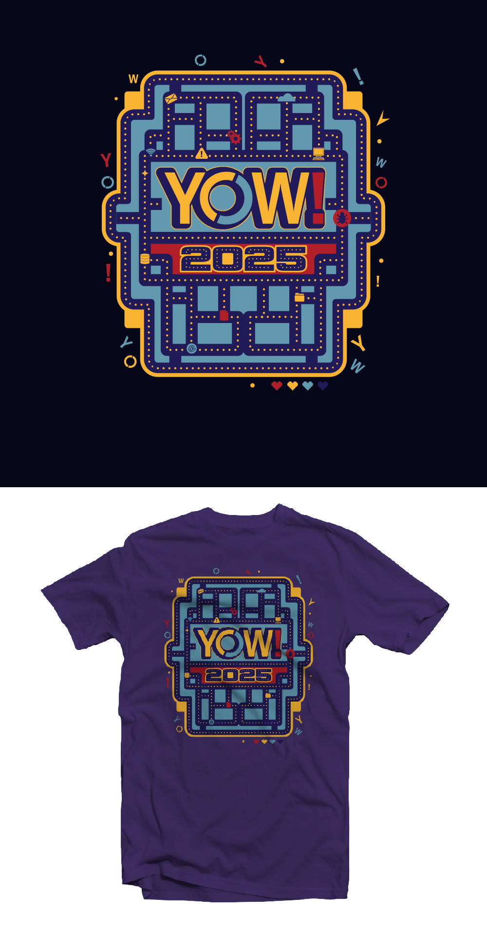 Diseño de Camiseta por Ngoeg para YOW! Conference | Diseño #34961471