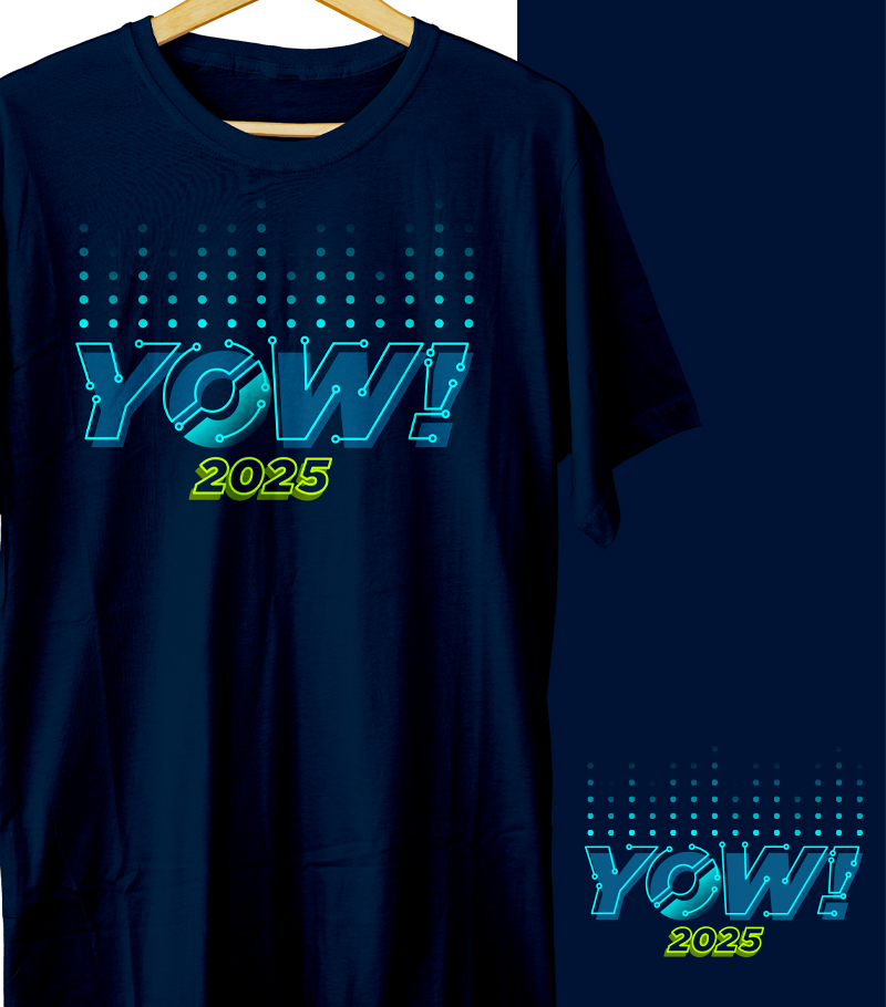 Diseño de Camiseta por HELLOCRUNK para YOW! Conference | Diseño #34974436