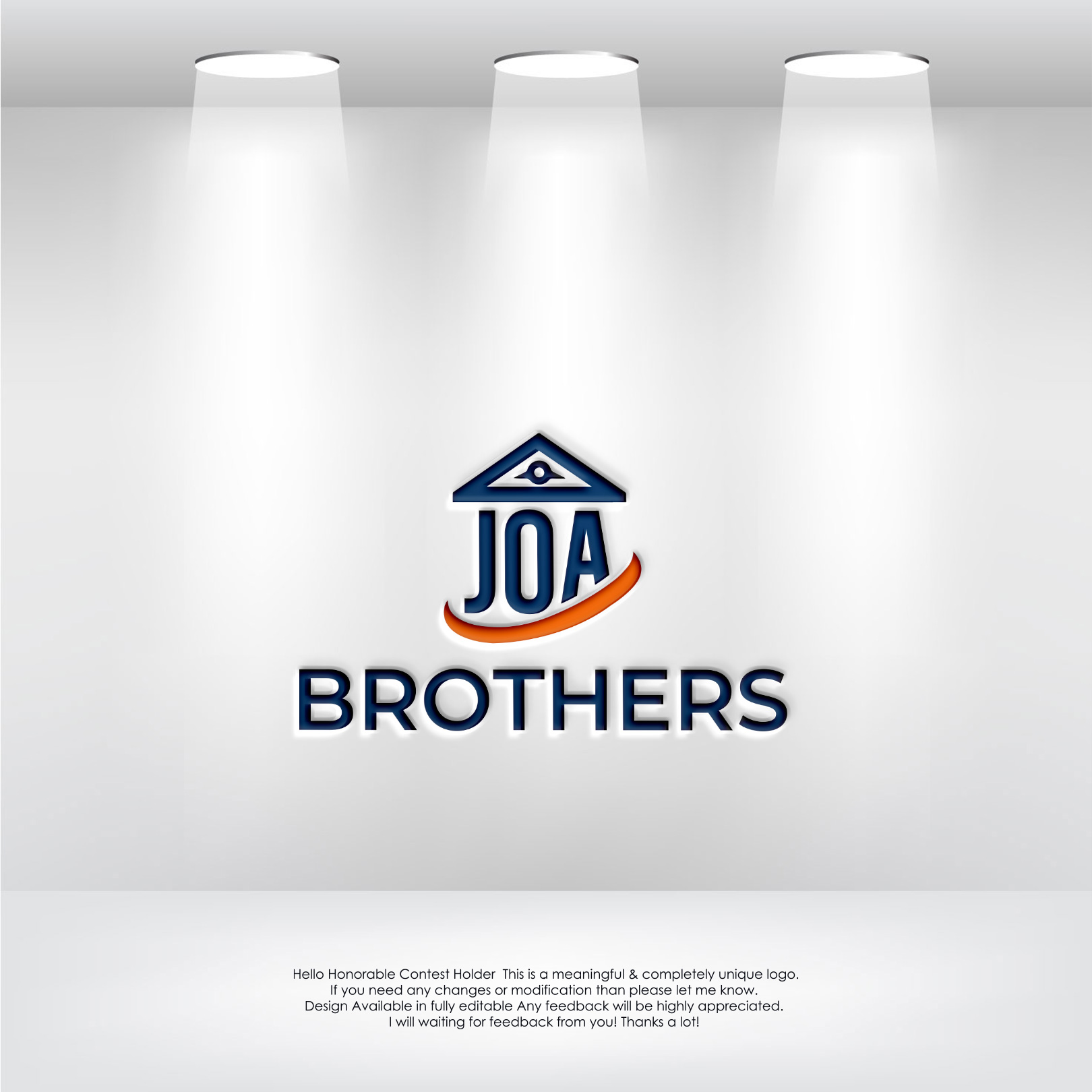 Logo Design by LogoEon for JOA Brothers Inc. | Design #34951809