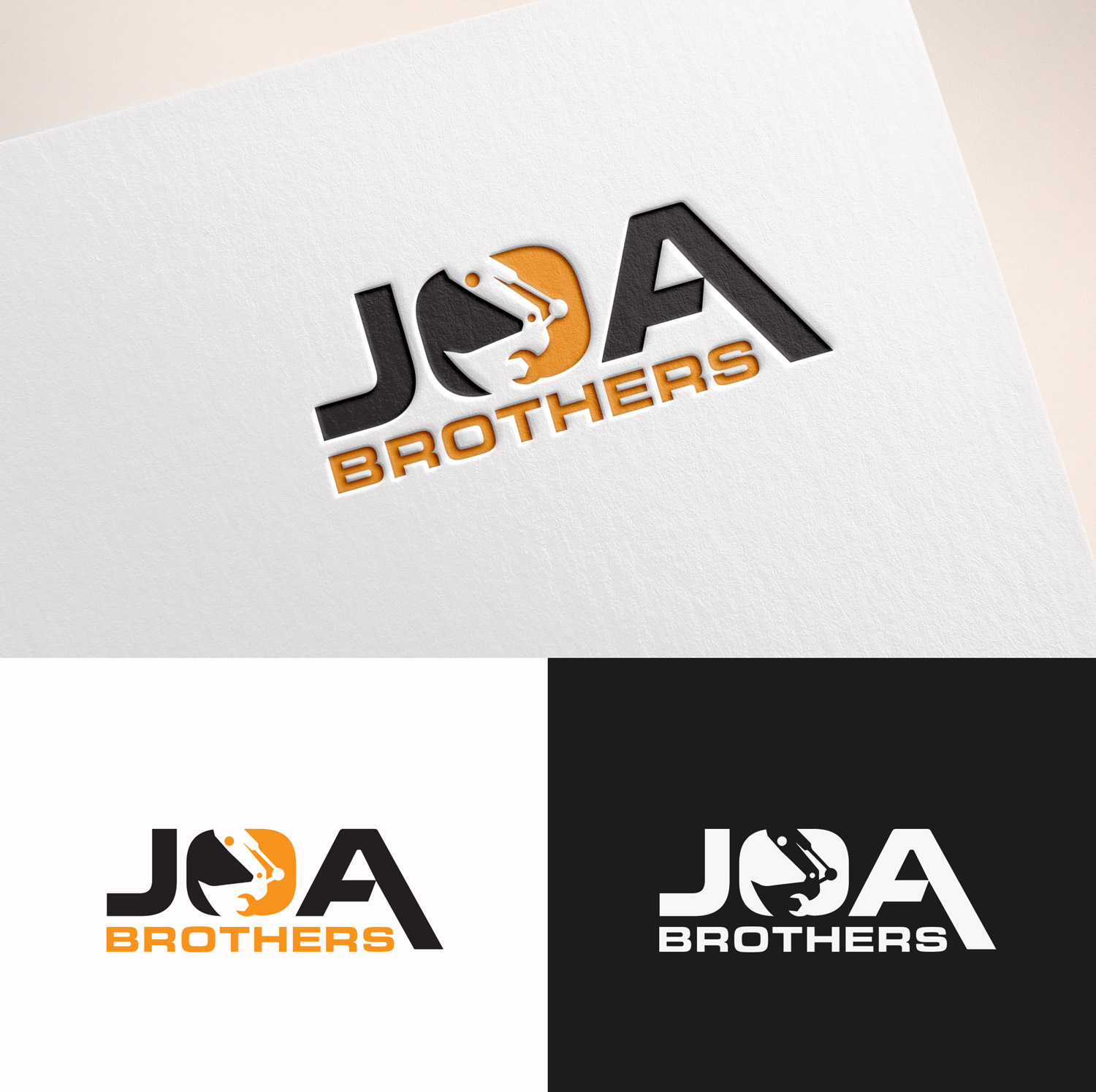 Logo Design by M Art & Design for JOA Brothers Inc. | Design #34931220