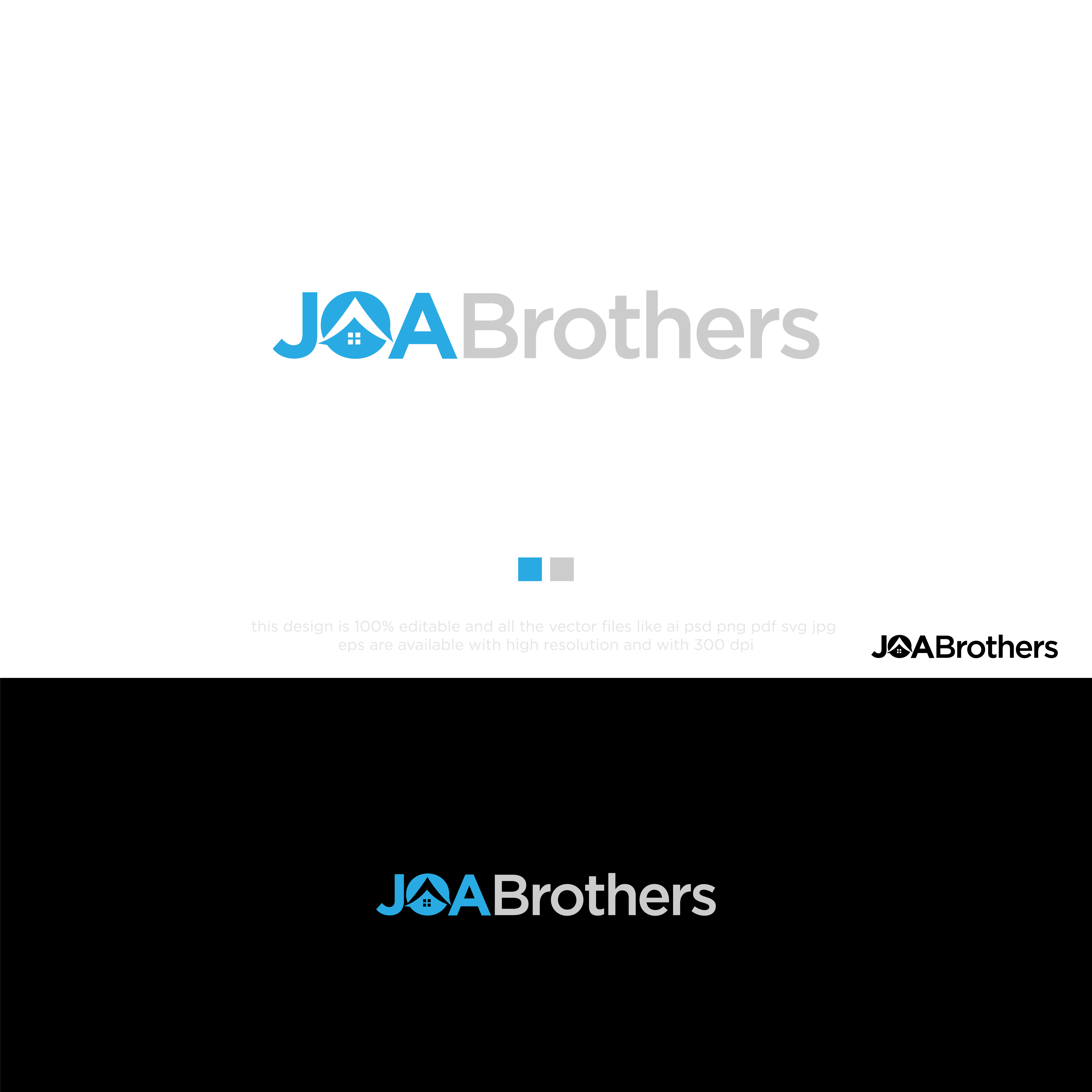 Logo Design by chilliebird studio for JOA Brothers Inc. | Design #34973933