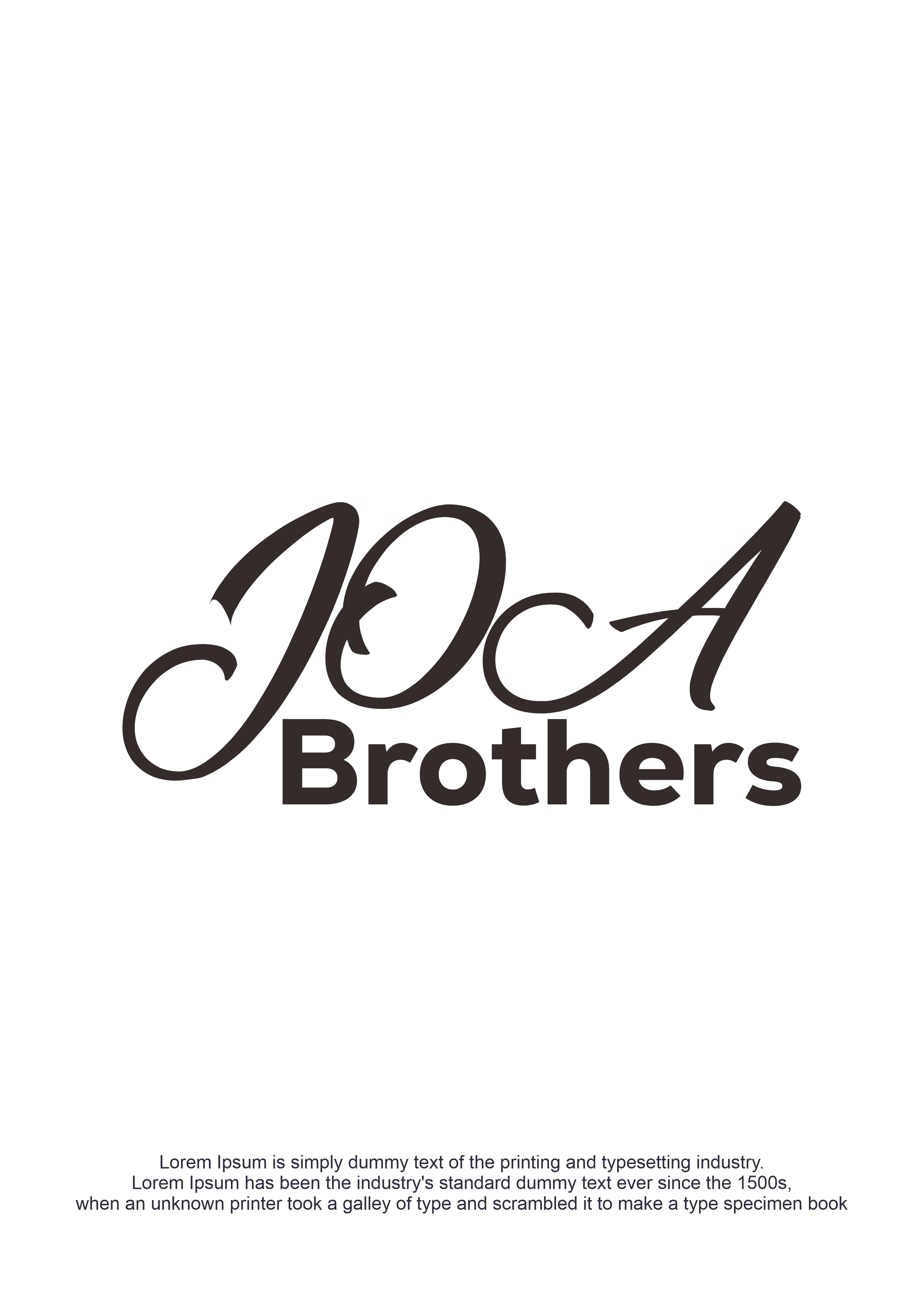 Logo Design by Abigaill_design for JOA Brothers Inc. | Design #34935683