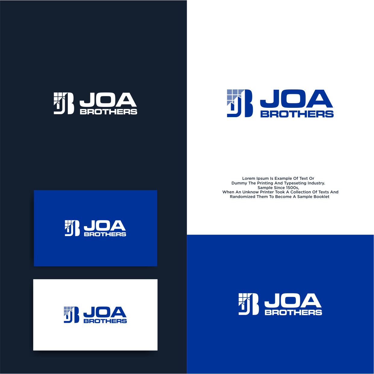Logo Design by art to for JOA Brothers Inc. | Design #34972773