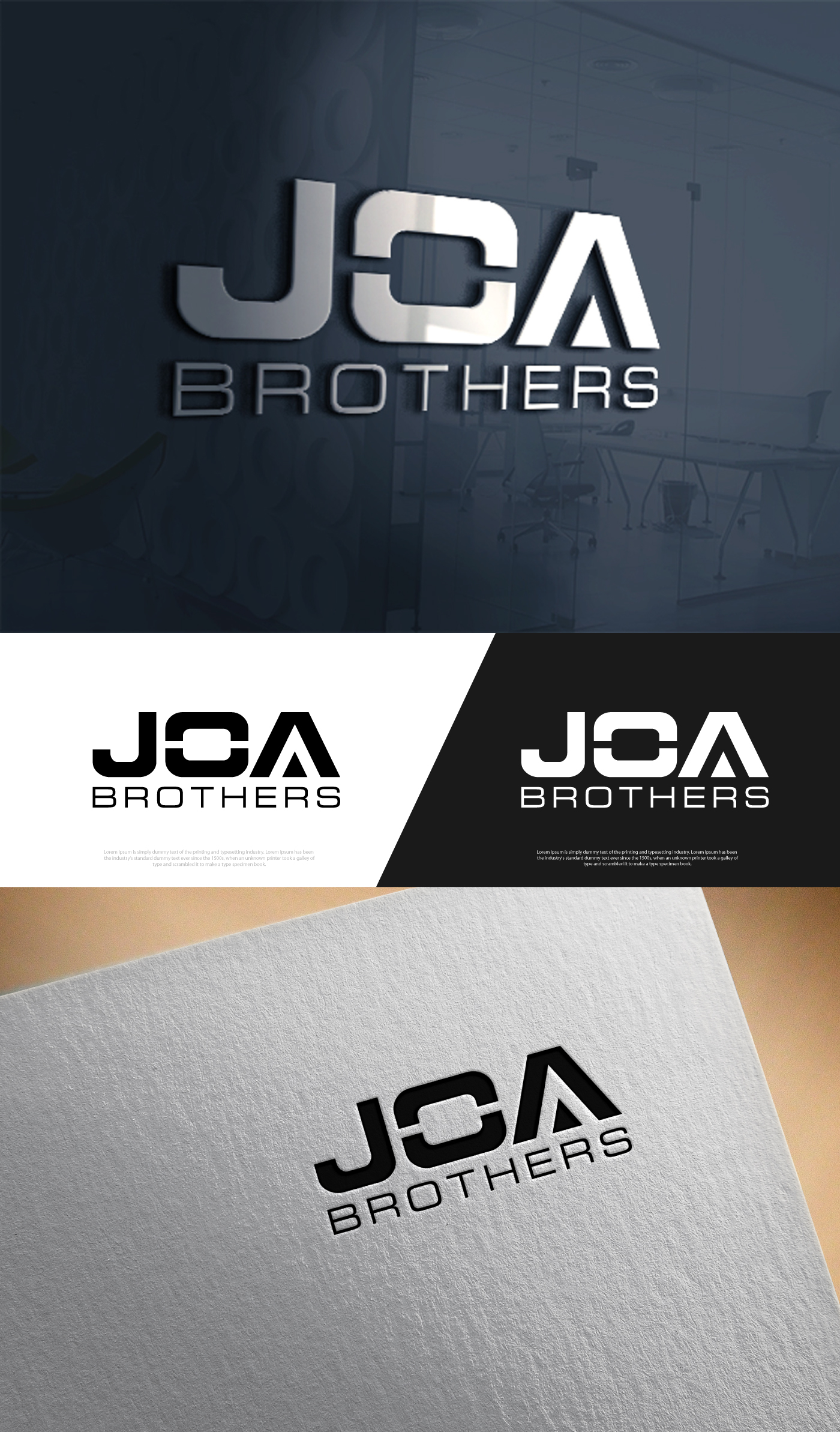 Logo Design by Cool-Designer for JOA Brothers Inc. | Design #34929832