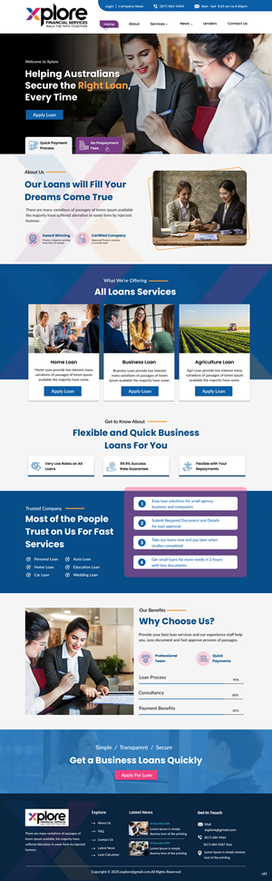 Web Design by pb for this project | Design: #34951093
