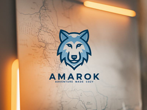 Amarok Logo- Travel Dog Mat and Bag