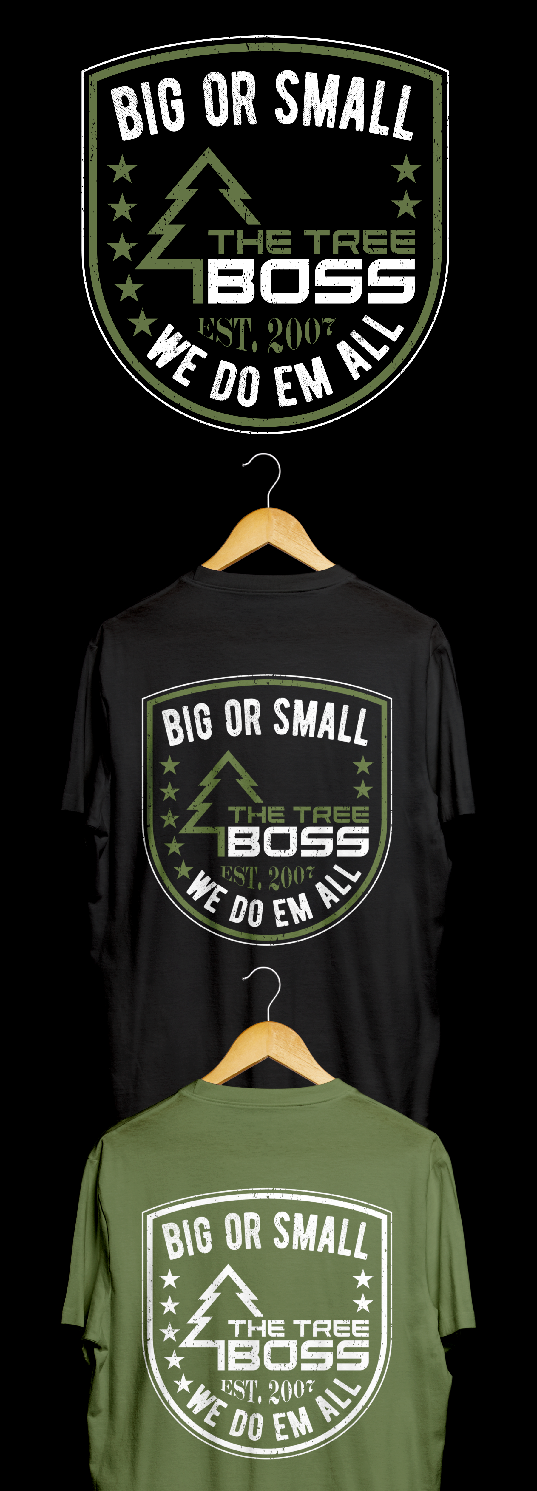 T-Shirt-Design von Oleksandr Tovarkov für Green Mountain Contractors Inc. | Design #34964531