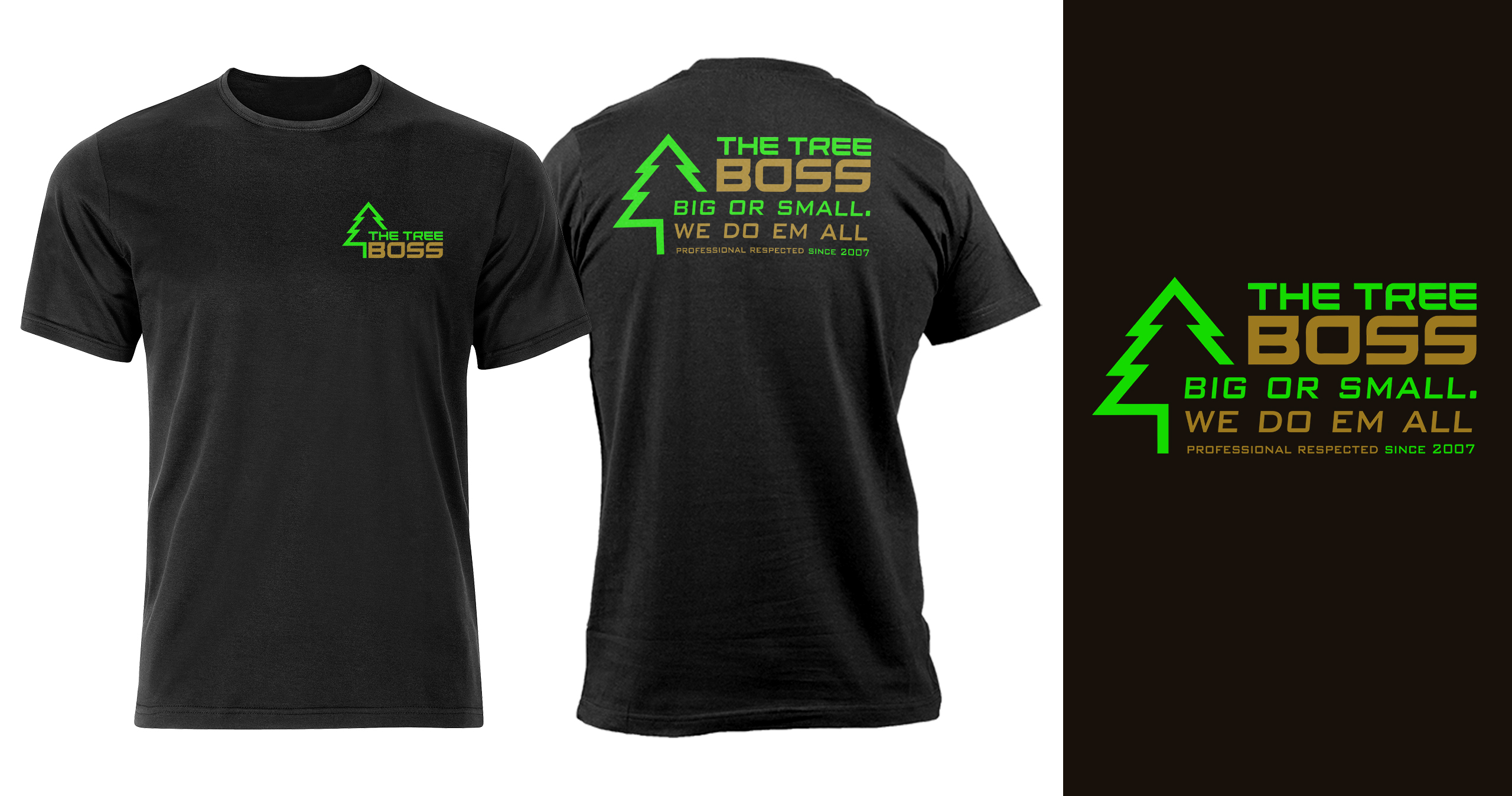 T-shirt Design by FLOWSTATE UNION for Green Mountain Contractors Inc. | Design #34976416