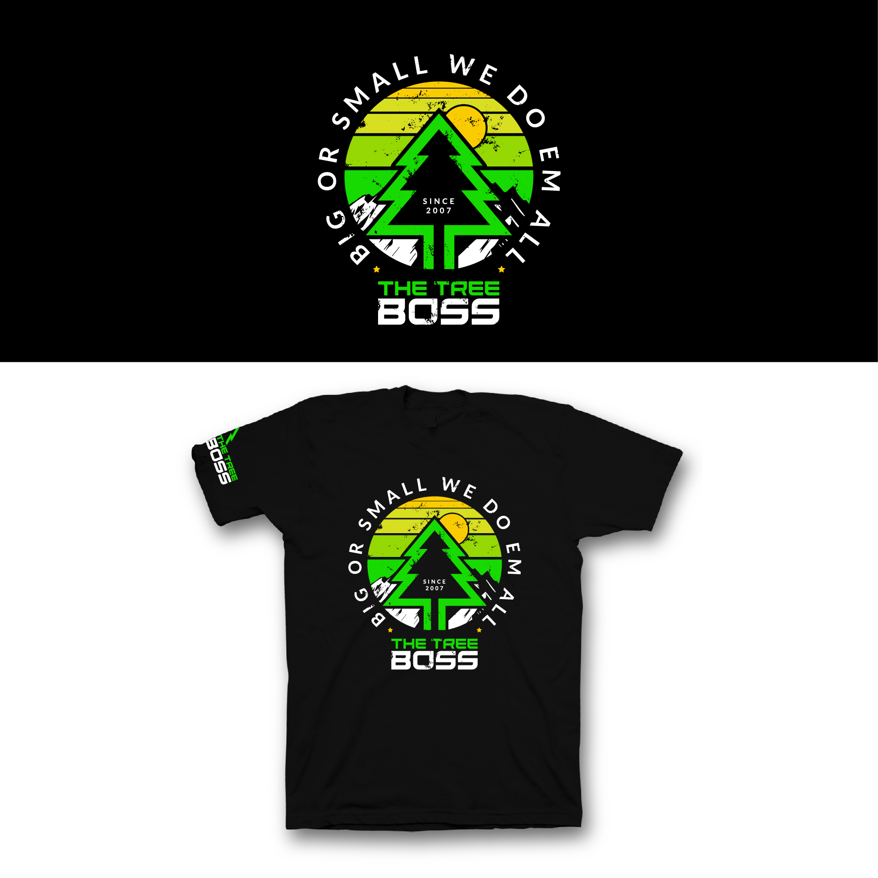 T-shirt Design by saka.aleksandar for Green Mountain Contractors Inc. | Design #34933727