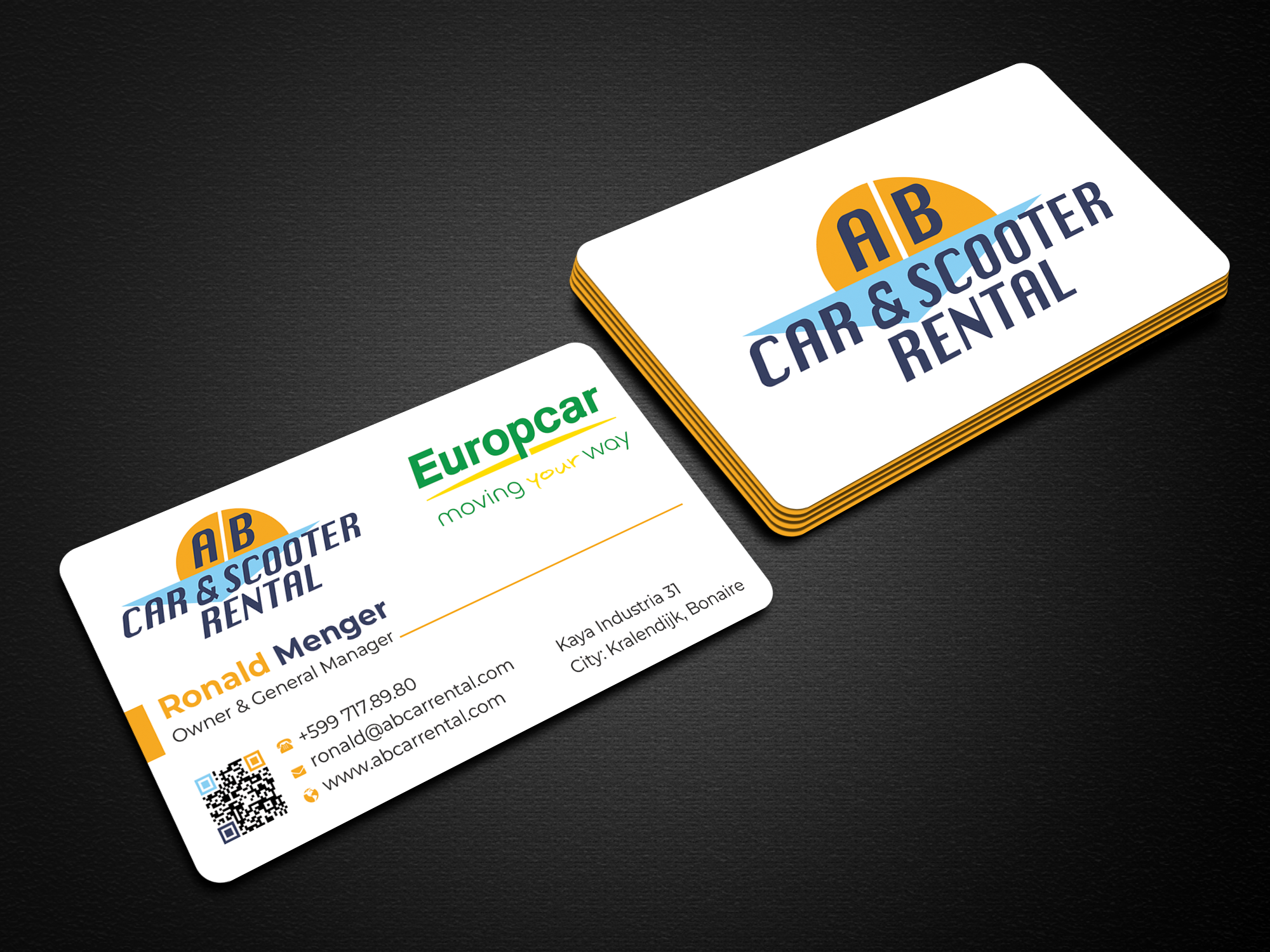 Business Card Design by Expert Bappy for AB Dive | Design #34935874
