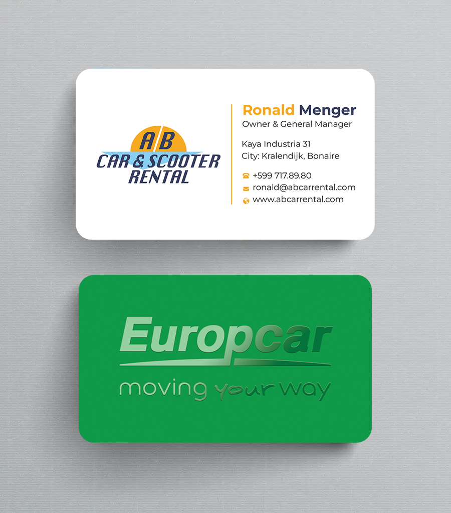 Business Card Design by Expert Bappy for AB Dive | Design #34935987